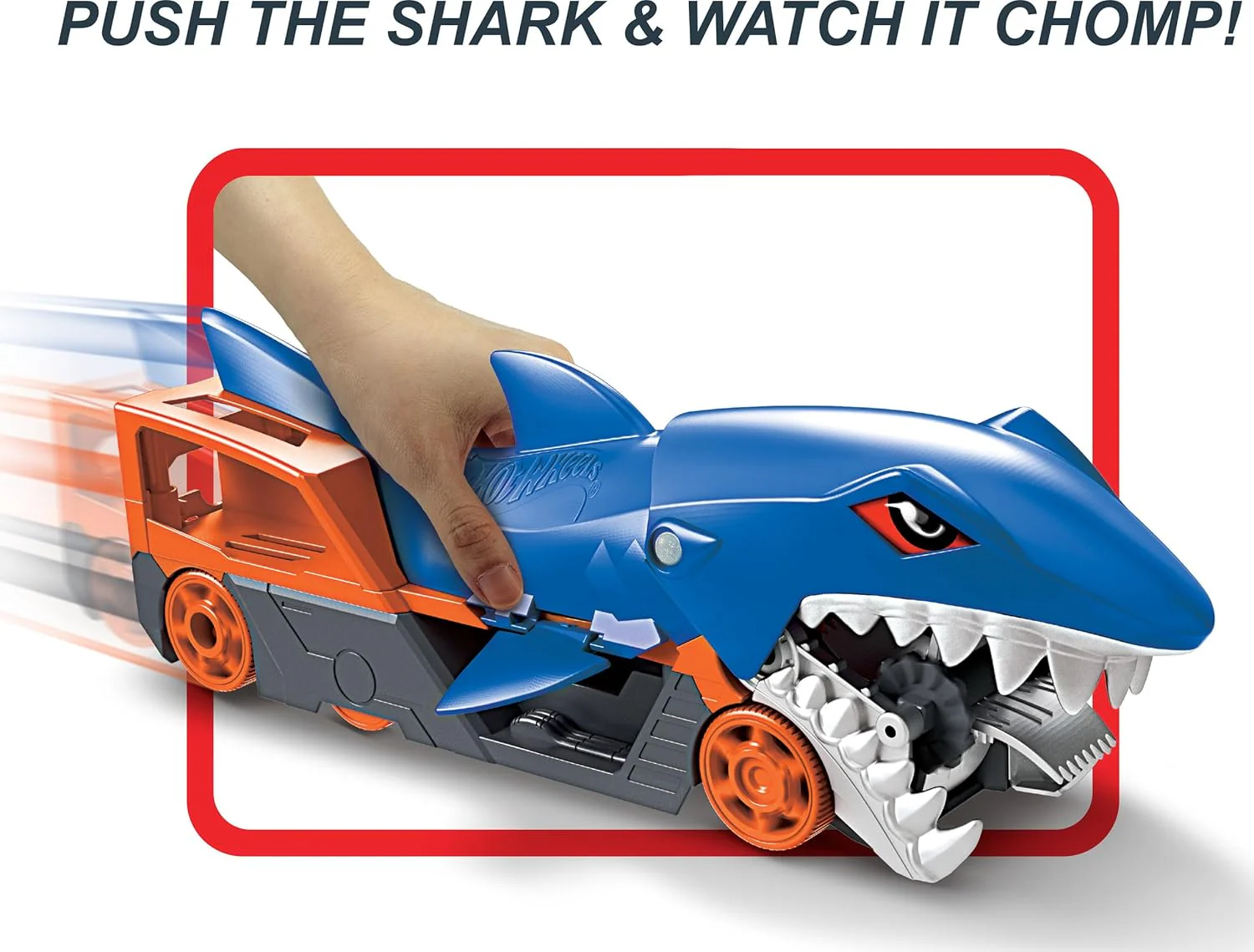 Hot Wheels - Playset Trasportatore Squalo Divoratore con Macchinina - Image 3