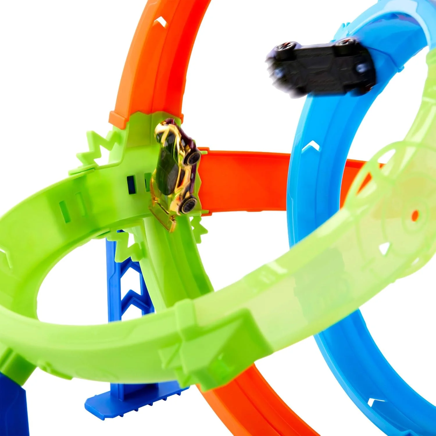 Hot Wheels - Set Pista del Mega Ciclone con due giri della morte e macchinina - Image 3