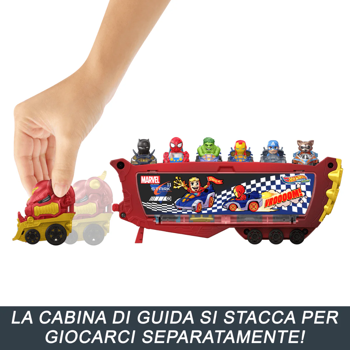 Hot Wheels - Trasportatore Marvel Iron Man - Image 4