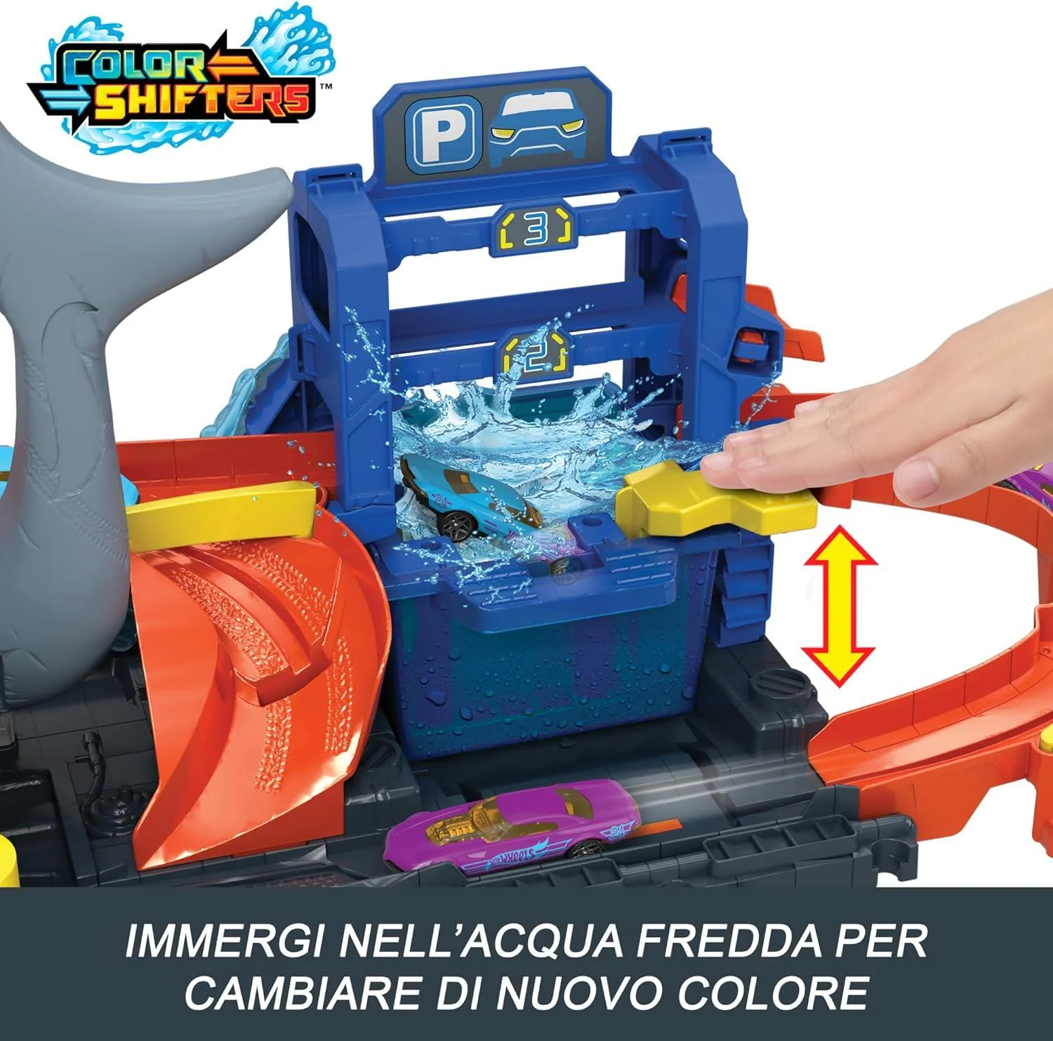 Hot Wheels City - Autolavaggio Mega Squalo - Image 3