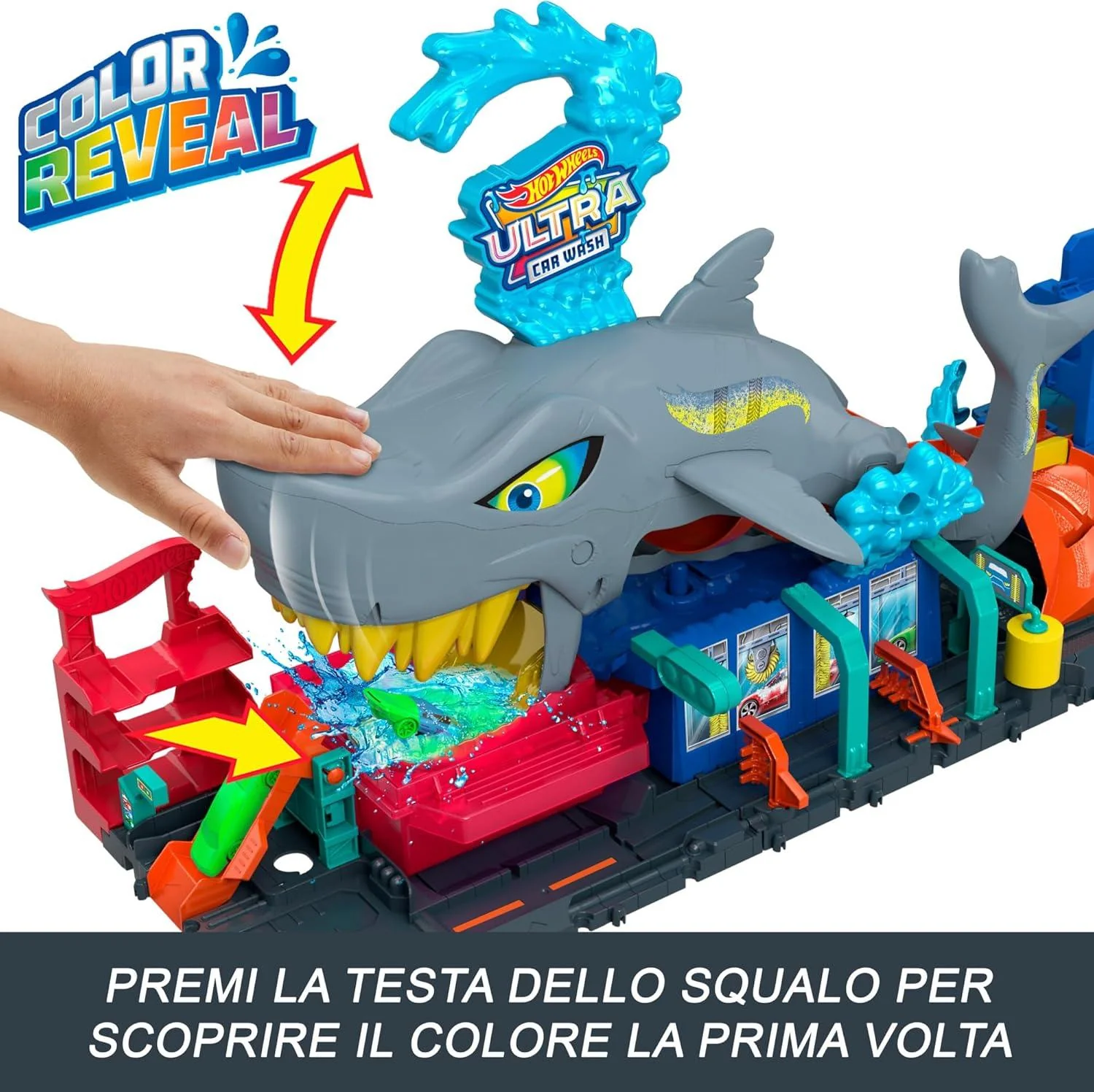 Hot Wheels City - Autolavaggio Mega Squalo - Image 4