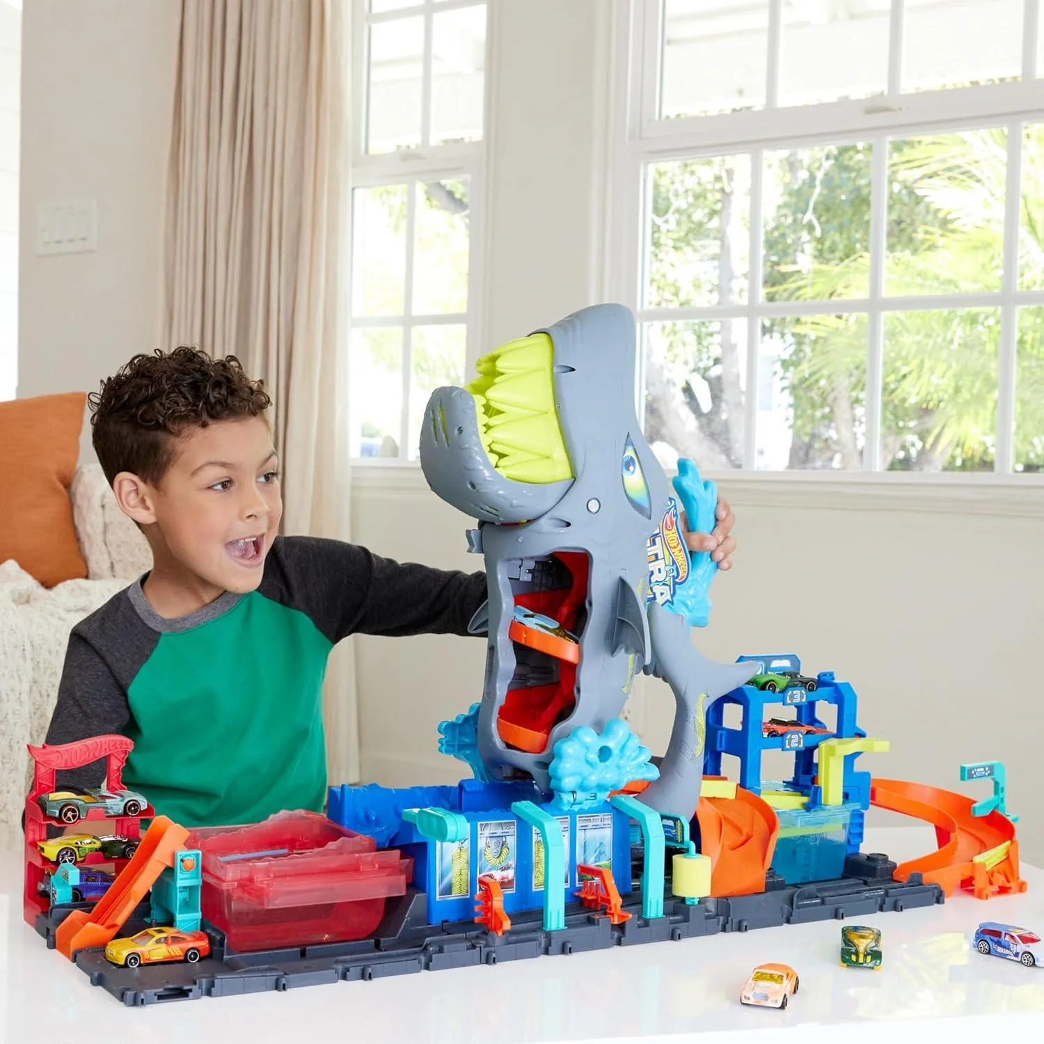 Hot Wheels City - Autolavaggio Mega Squalo - Image 5