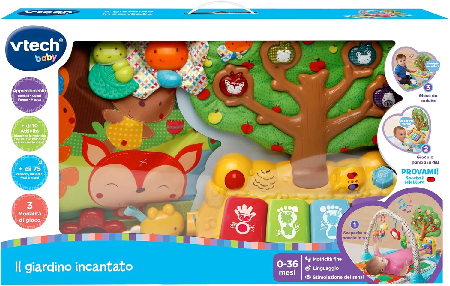 Il Giardino Incantato - Tappetino parlante con sonagli, tasti e canzoni - Image 3