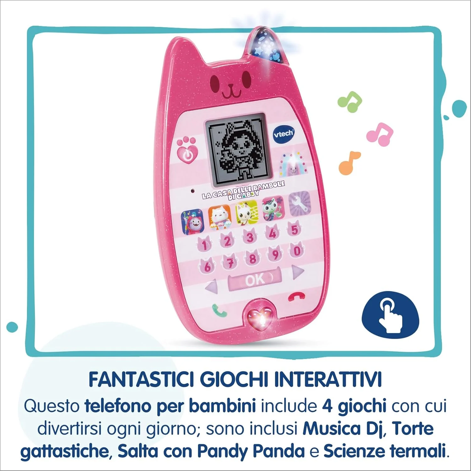 Il miaoraviglioso telefono di Gabby con 4 giochi inclusi - Image 2