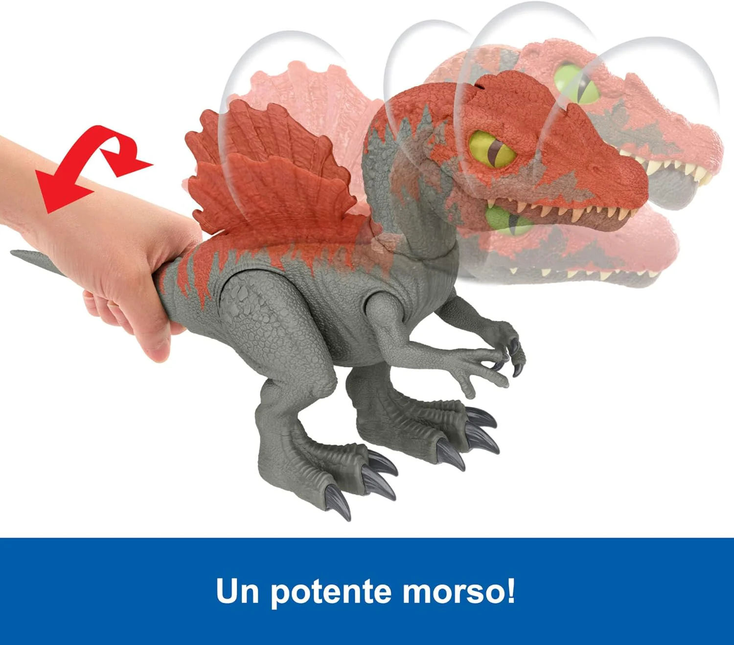 Jurassic World Crushivores - Spinosauro Cage Crasher con accessori a sorpresa - Image 4