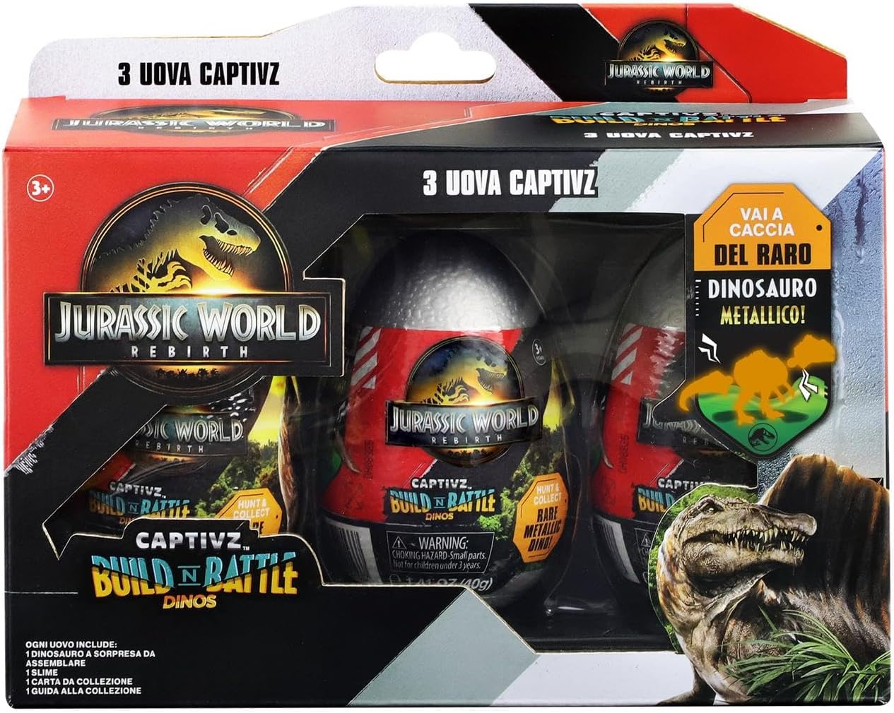 Jurassic World Rebirth - 3-pack Captivz Eggs - Image 2