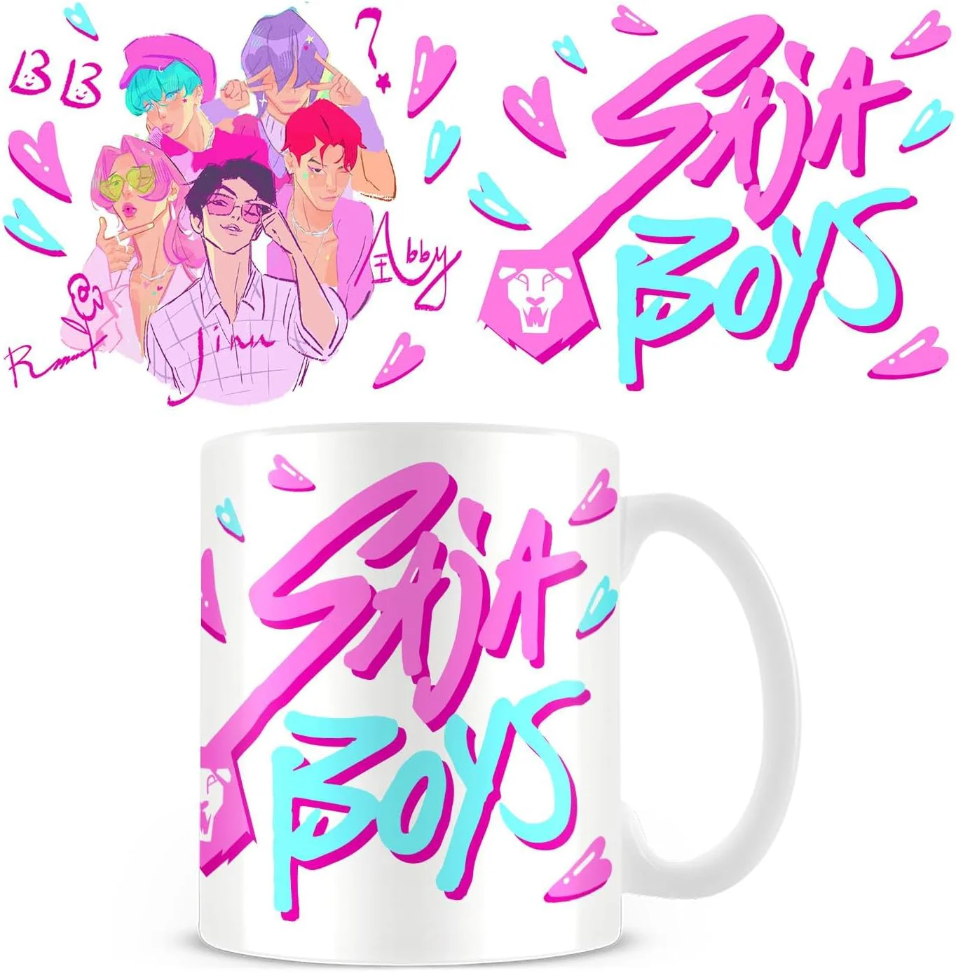 K-pop Demon Hunters Saja Boys - Tazza caffè in ceramica - Image 2