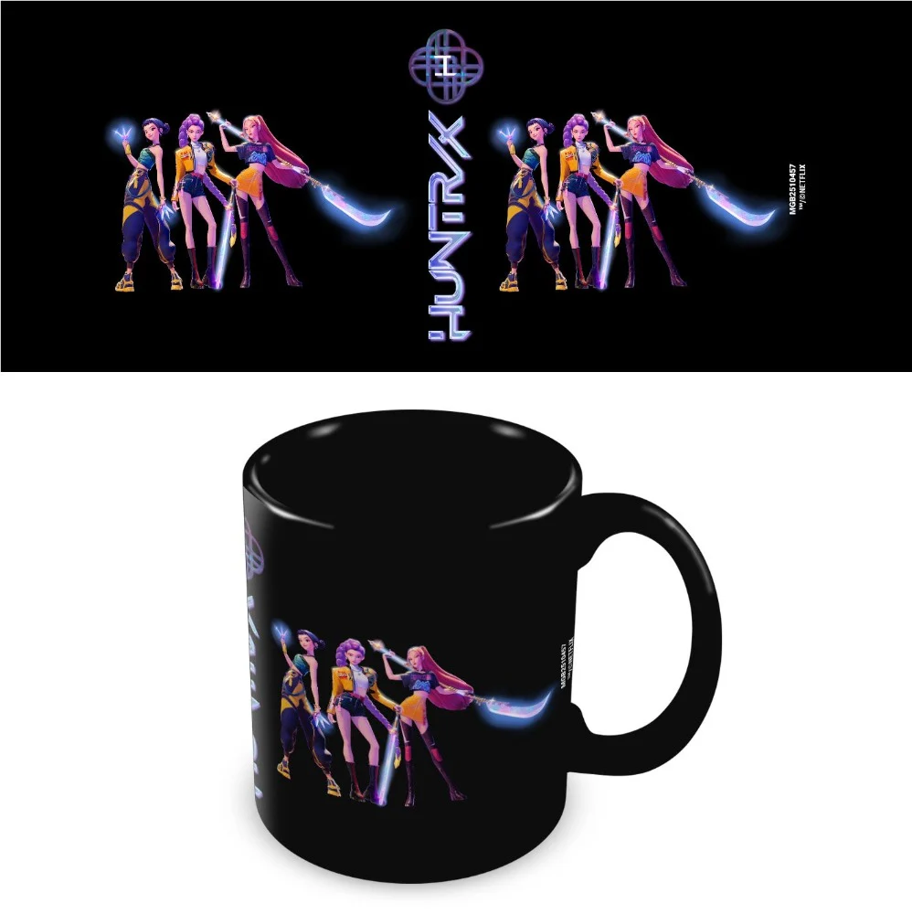 K-Pop Demon Hunters - Tazza nera in ceramica Huntrix