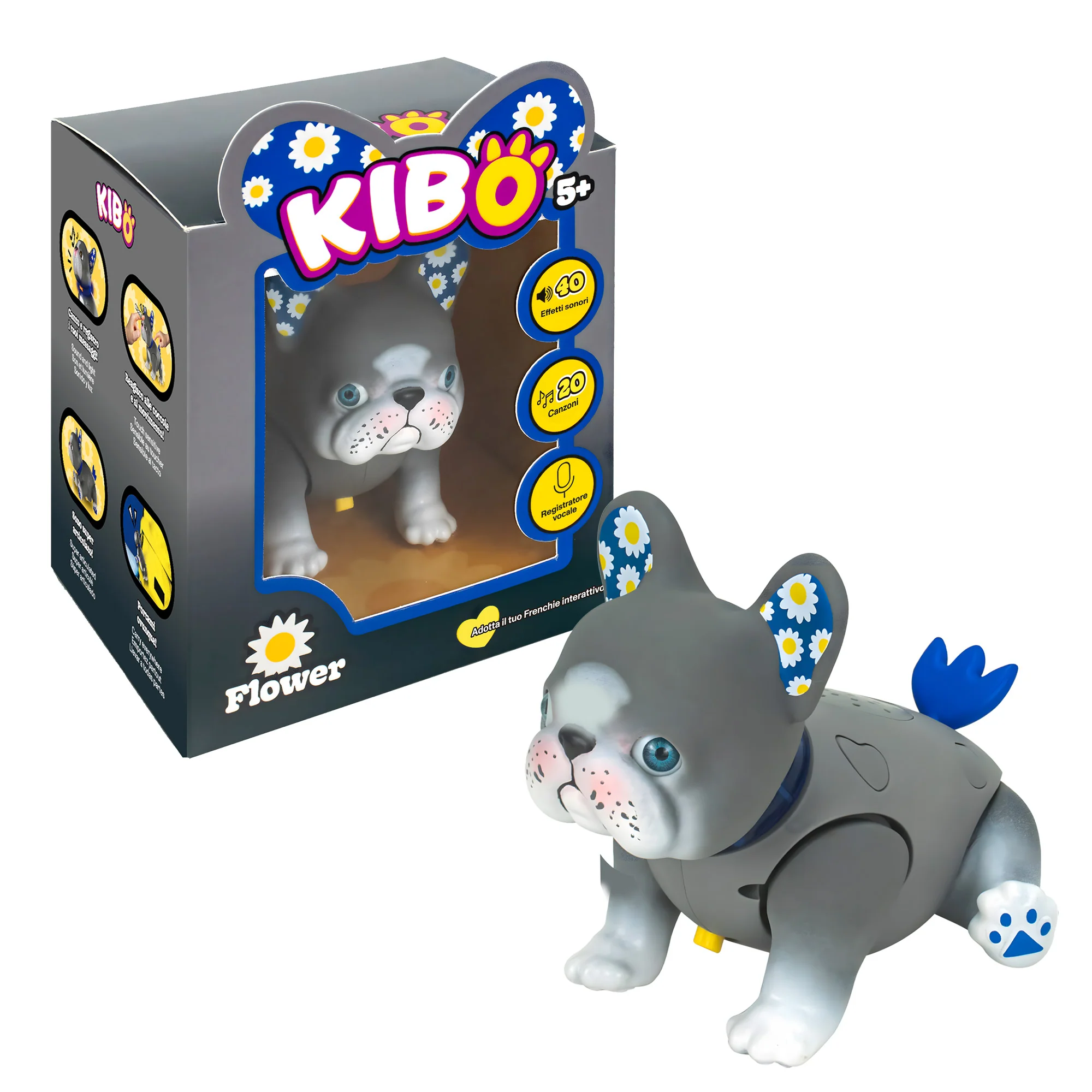 Kibo - Bulldog francese interattivo con oltre 40 suoni e due modalità di gioco - Image 5