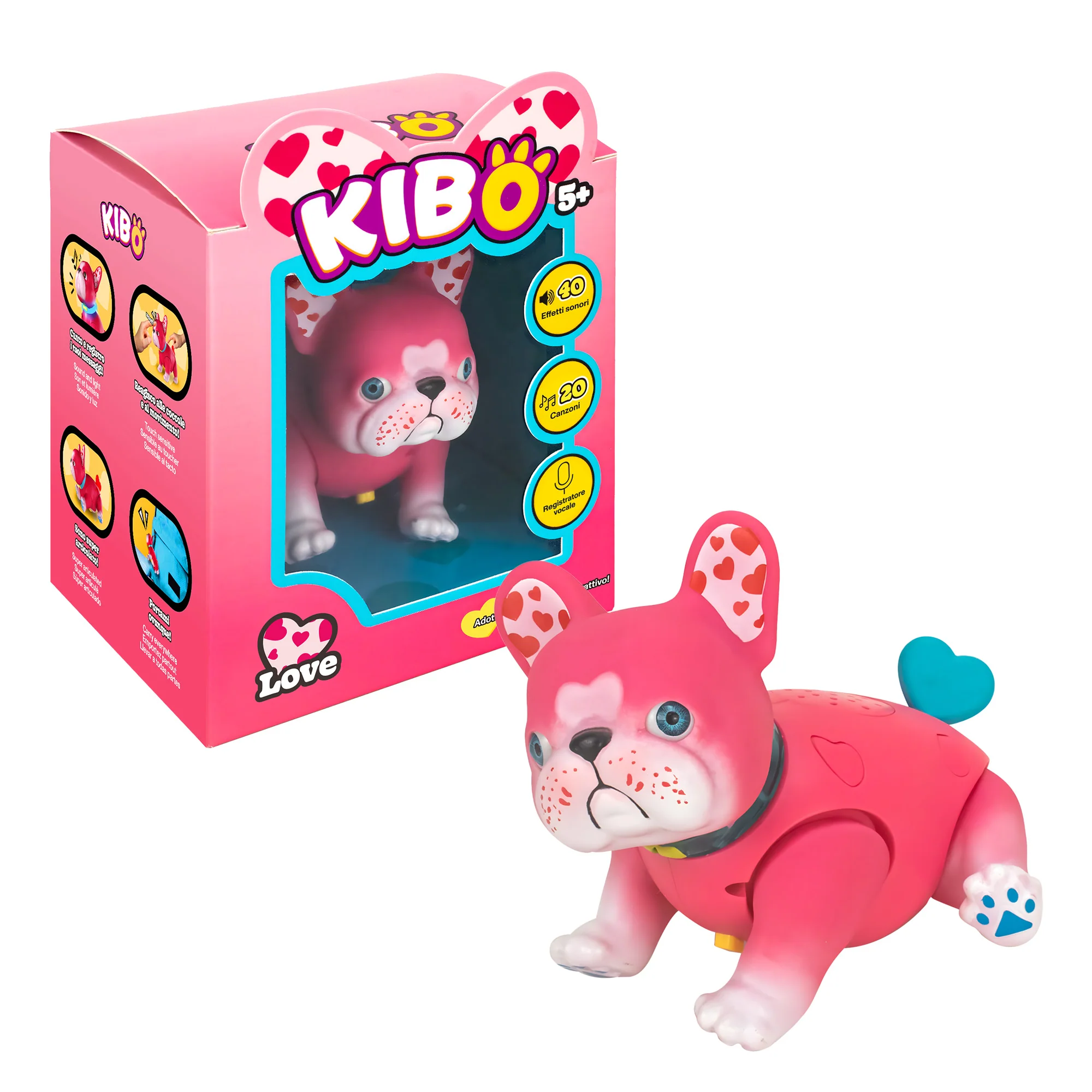 Kibo - Bulldog francese interattivo con oltre 40 suoni e due modalità di gioco - Image 8
