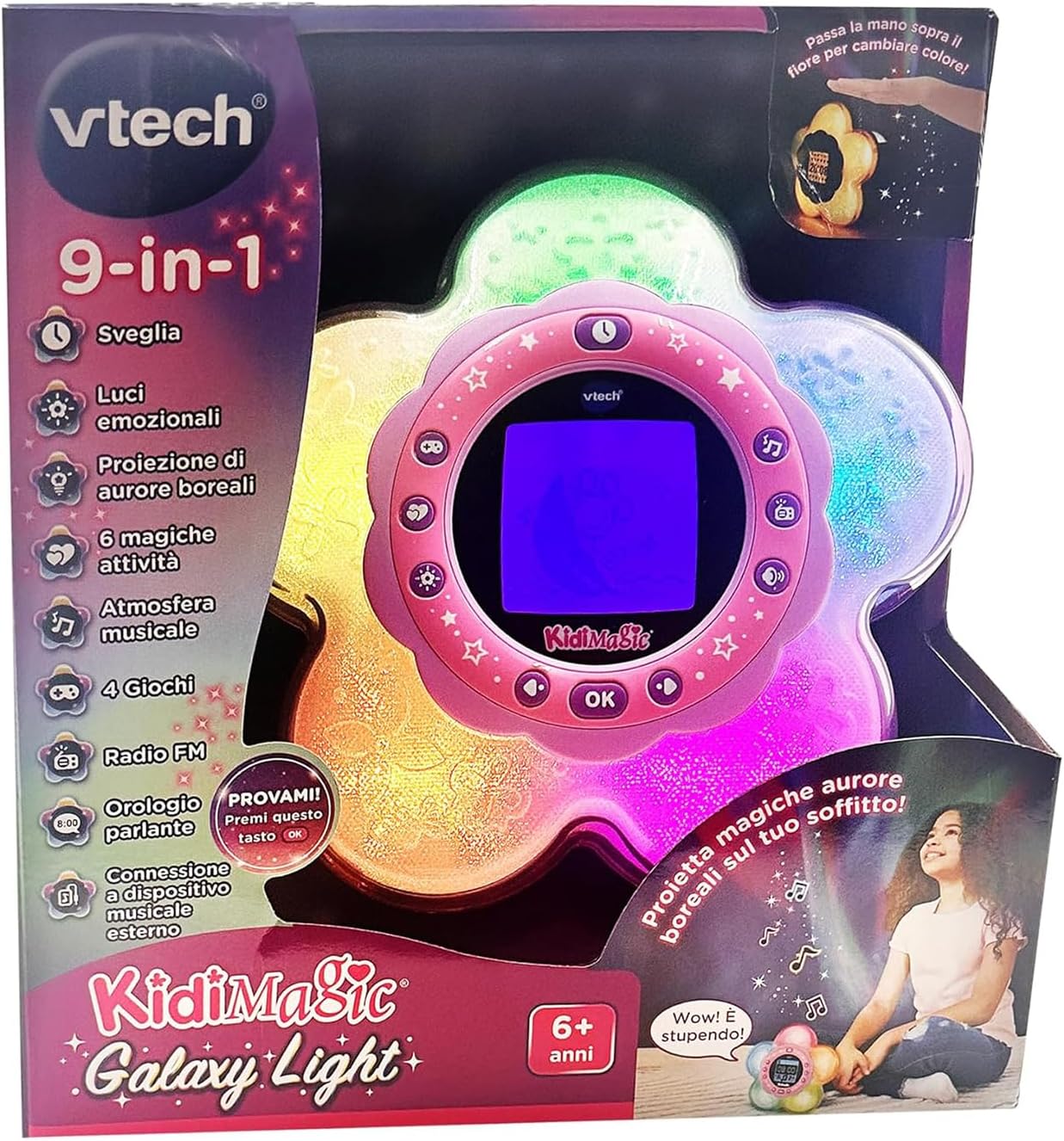 Kidi magic Galaxy Light - Orologio e Proiettore per la cameretta - Image 2