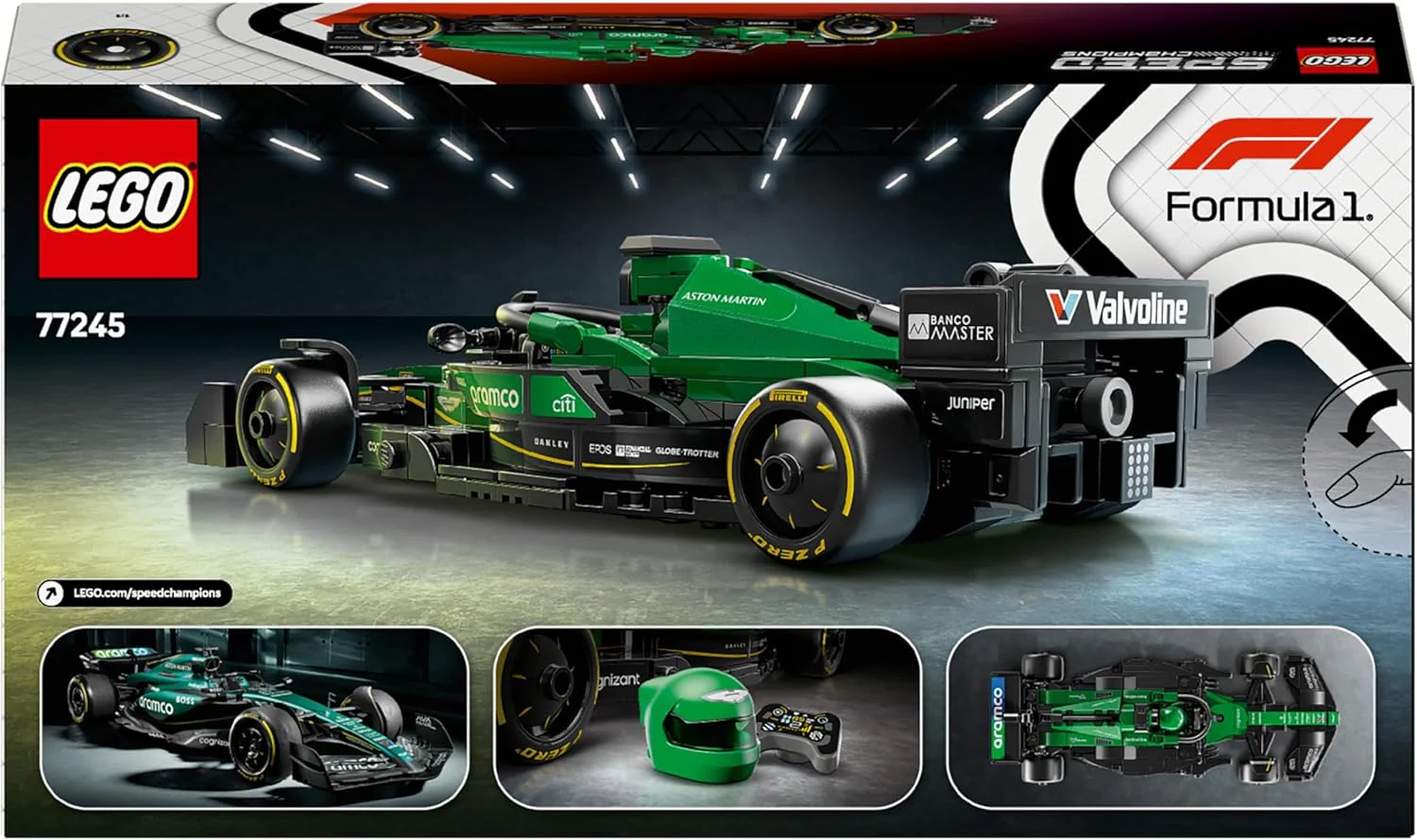 Lego - Auto da corsa Aston Martin Aramco F1 AMR24 77245 - Image 2