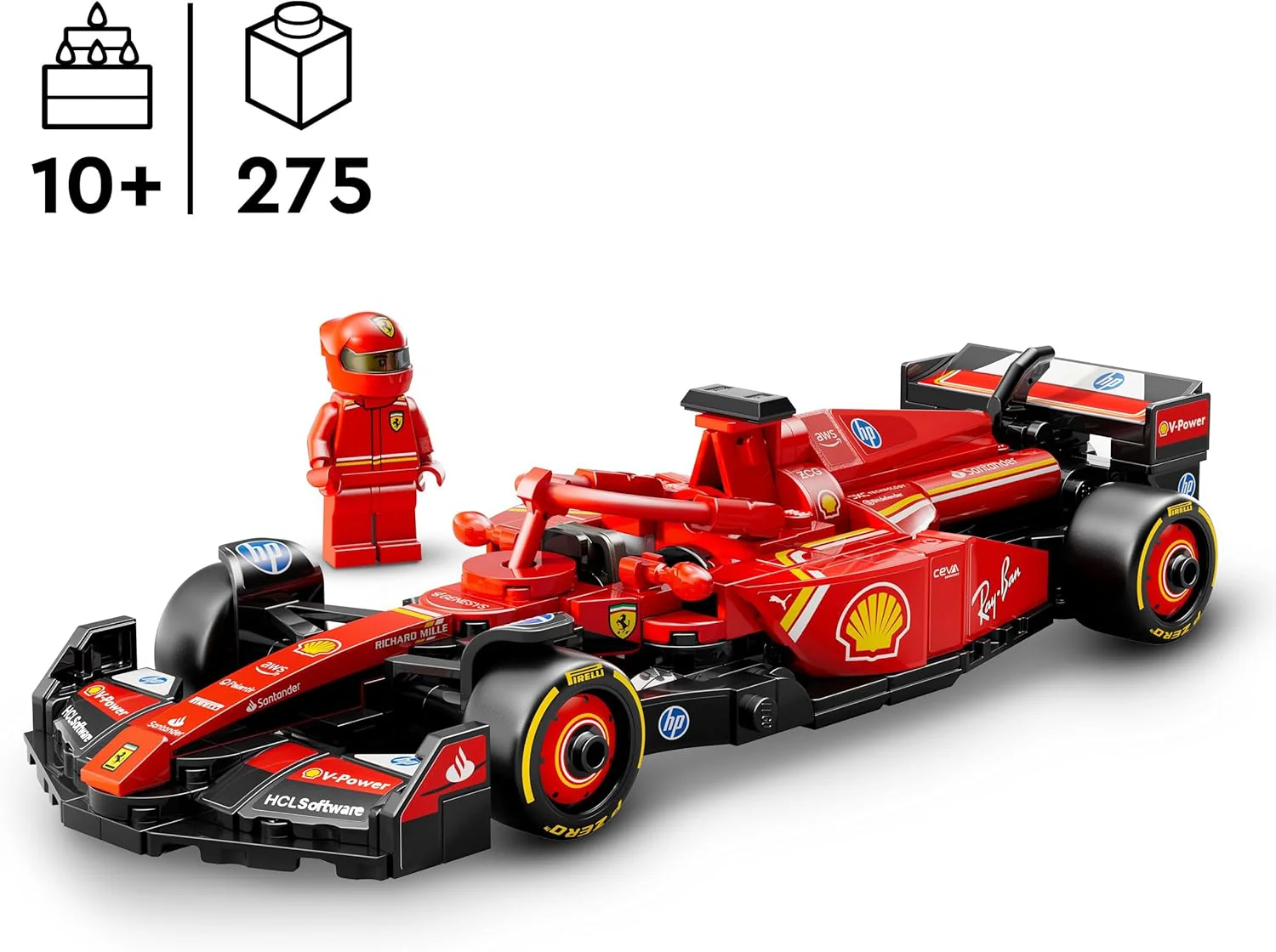 Lego - Auto da corsa F1 Ferrari SF-24 77242 - Image 3