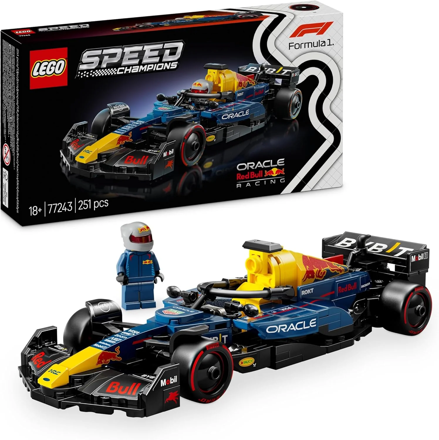 Lego - Auto da corsa F1 Oracle Red Bull Racing RB20 77243