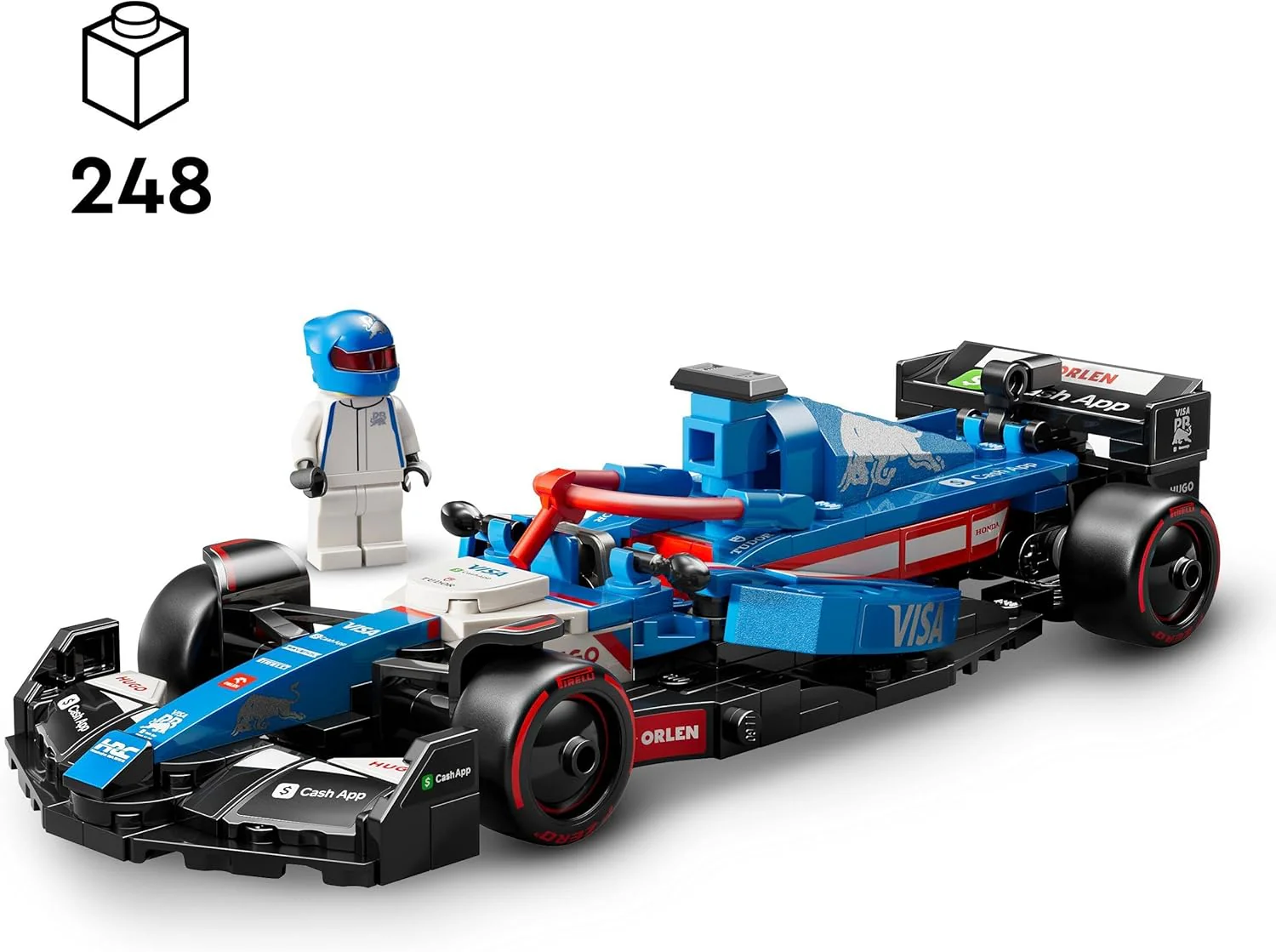 Lego - Auto da corsa F1 Visa Cash App RB VCARB 01 77246 - Image 3