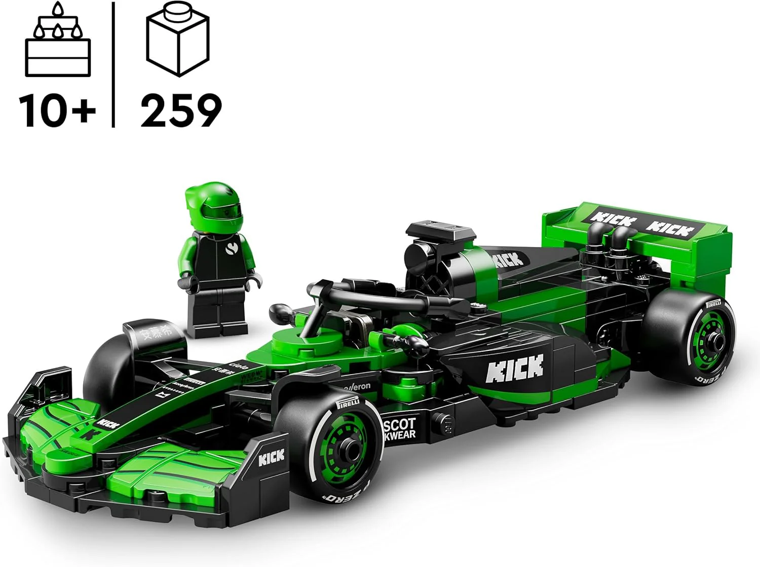 Lego - Auto da corsa KICK Sauber F1 Team C44 77247 - Image 3