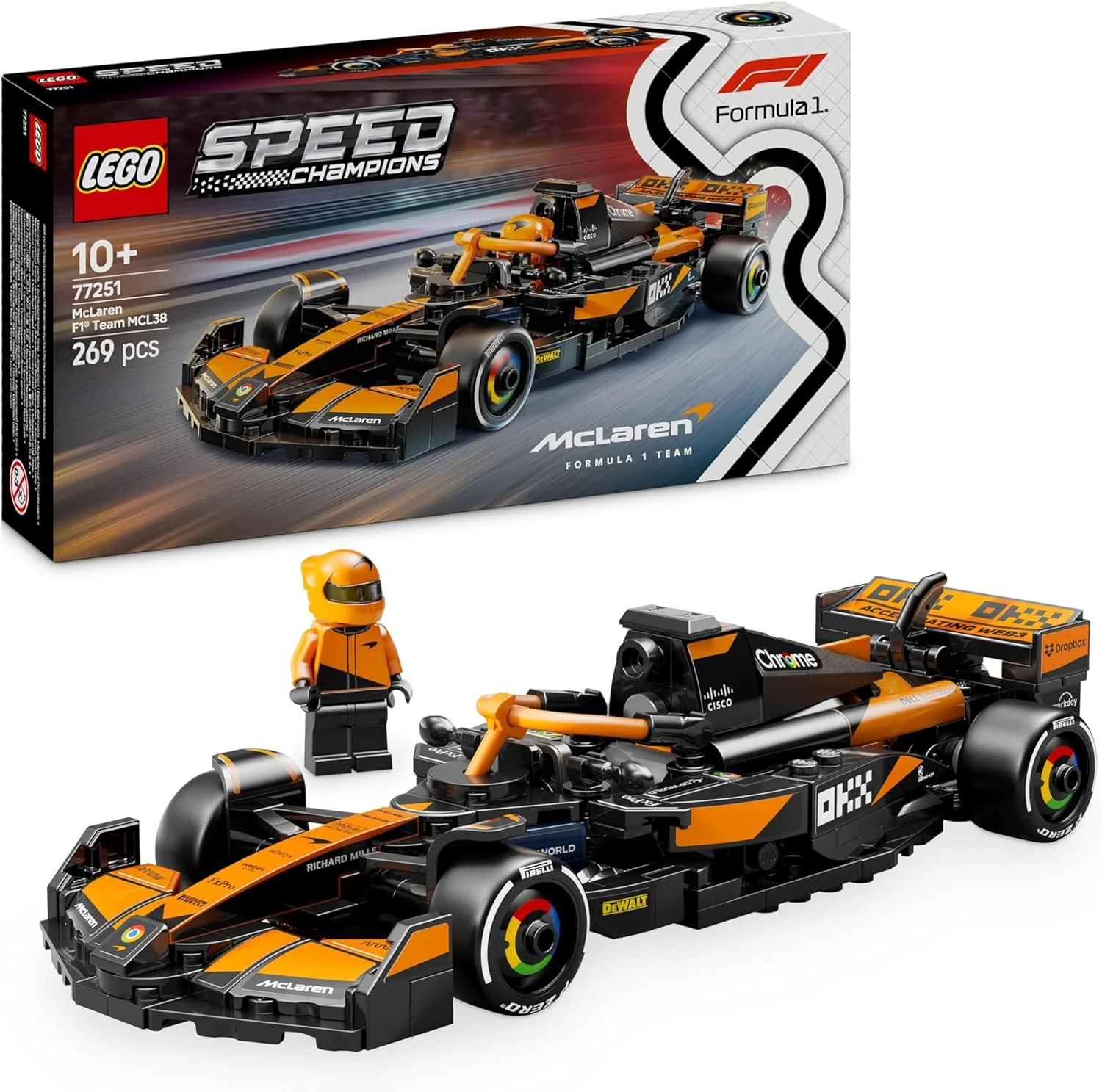 Lego - Auto da corsa McLaren F1 Team MCL38 77251