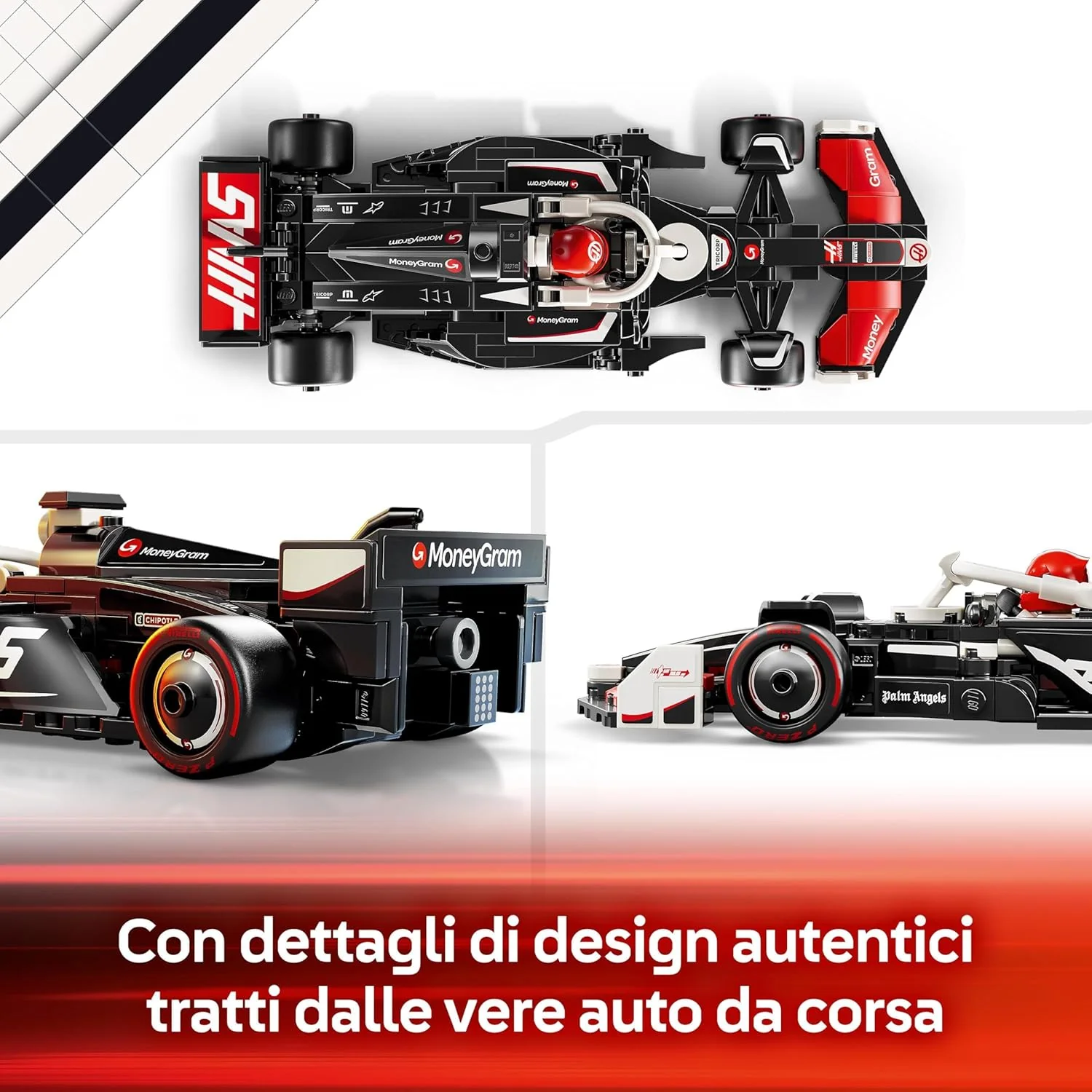 Lego - Auto da corsa MoneyGram Haas F1 Team VF-24 77250 - Image 3