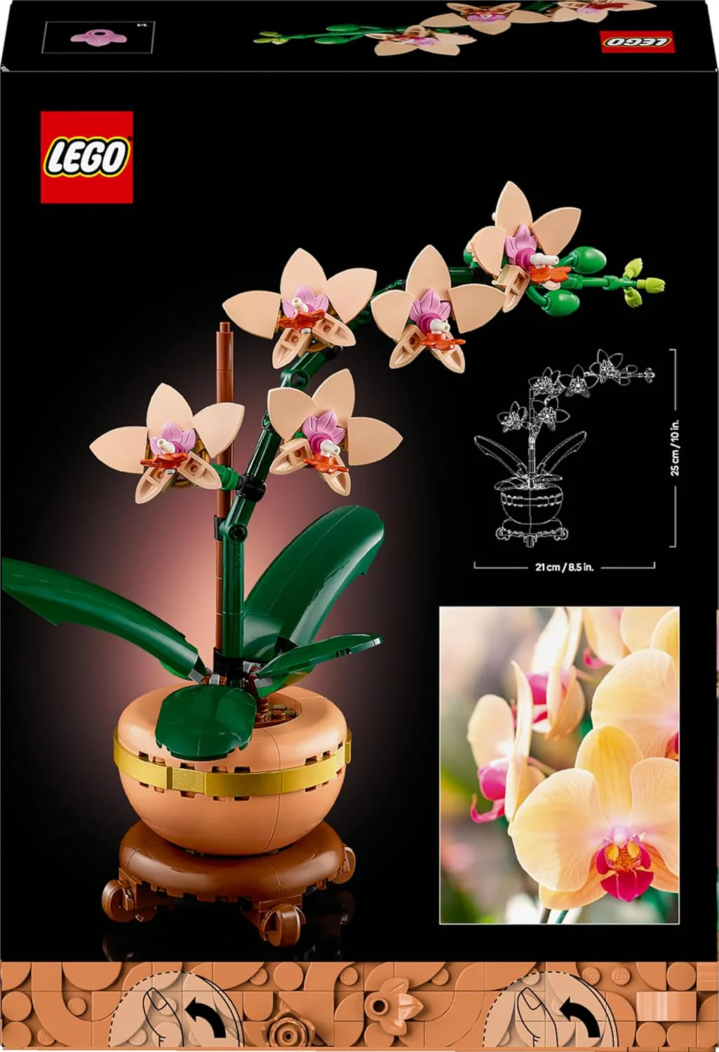 Lego Botanicals - Mini-orchidea 10343 - Image 5