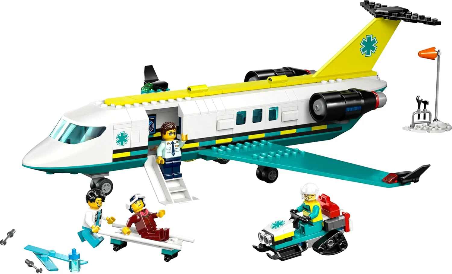 Lego City - Aereo ambulanza di emergenza 60465 - Image 2