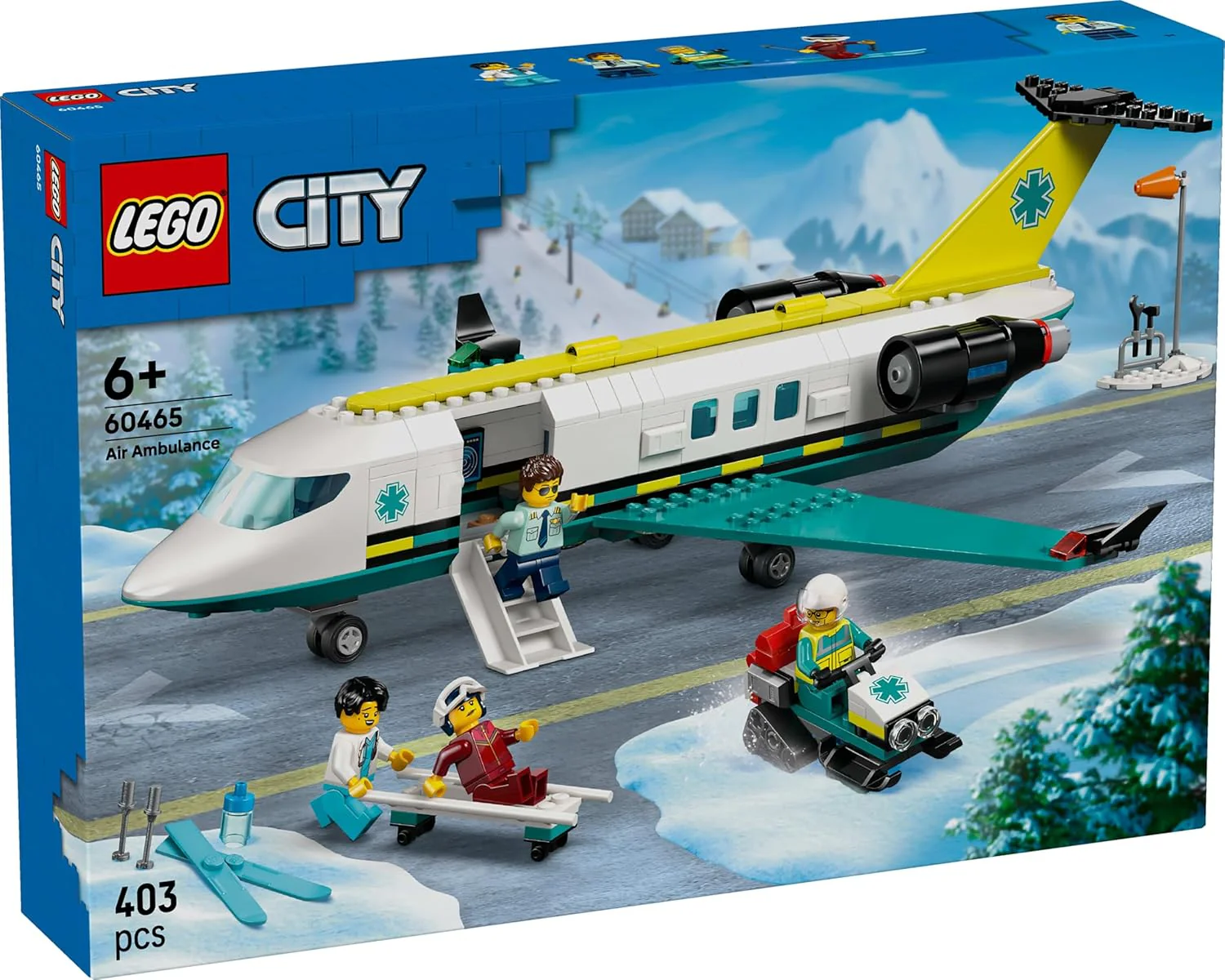 Lego City - Aereo ambulanza di emergenza 60465 - Image 6