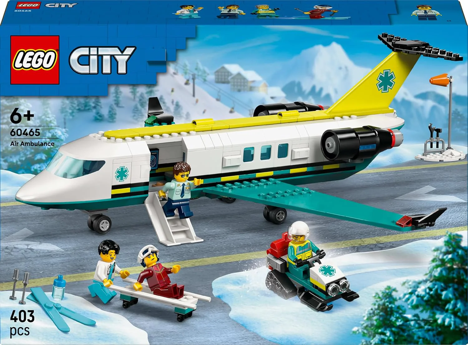 Lego City - Aereo ambulanza di emergenza 60465 - Image 7