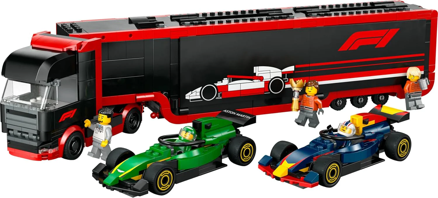 Lego City - Autotrasportatore F1 con monoposto RB20 e AMR24 F1 60445 - Image 5
