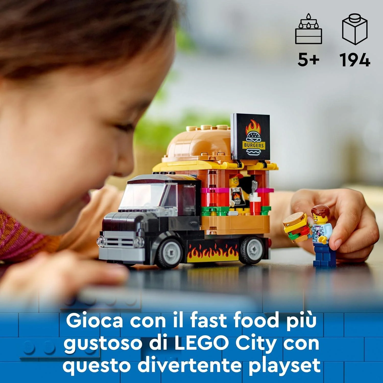 Lego City - Furgone degli hamburger 60404 - Image 2