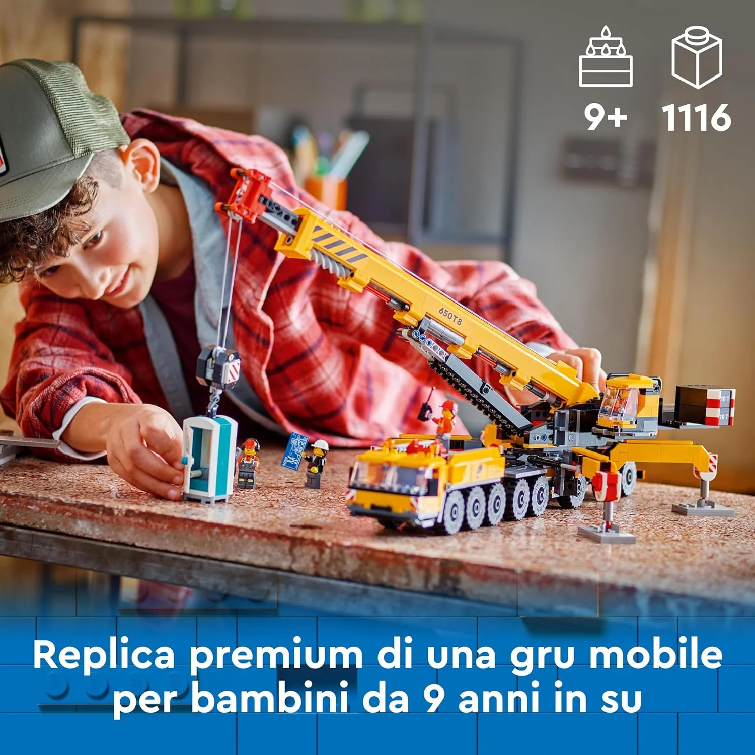 Lego City - Gru da cantiere mobile gialla 60409 - Image 2