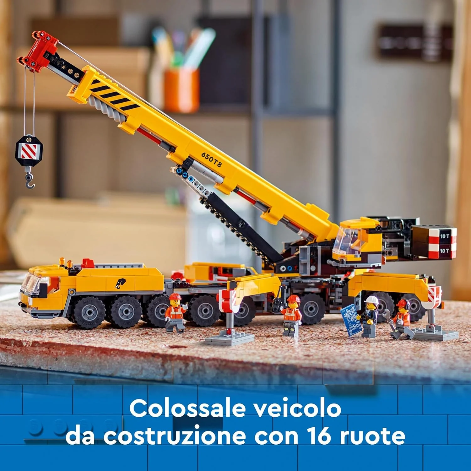 Lego City - Gru da cantiere mobile gialla 60409 - Image 3