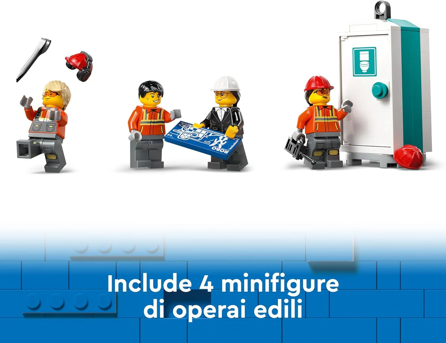 Lego City - Gru da cantiere mobile gialla 60409 - Image 5