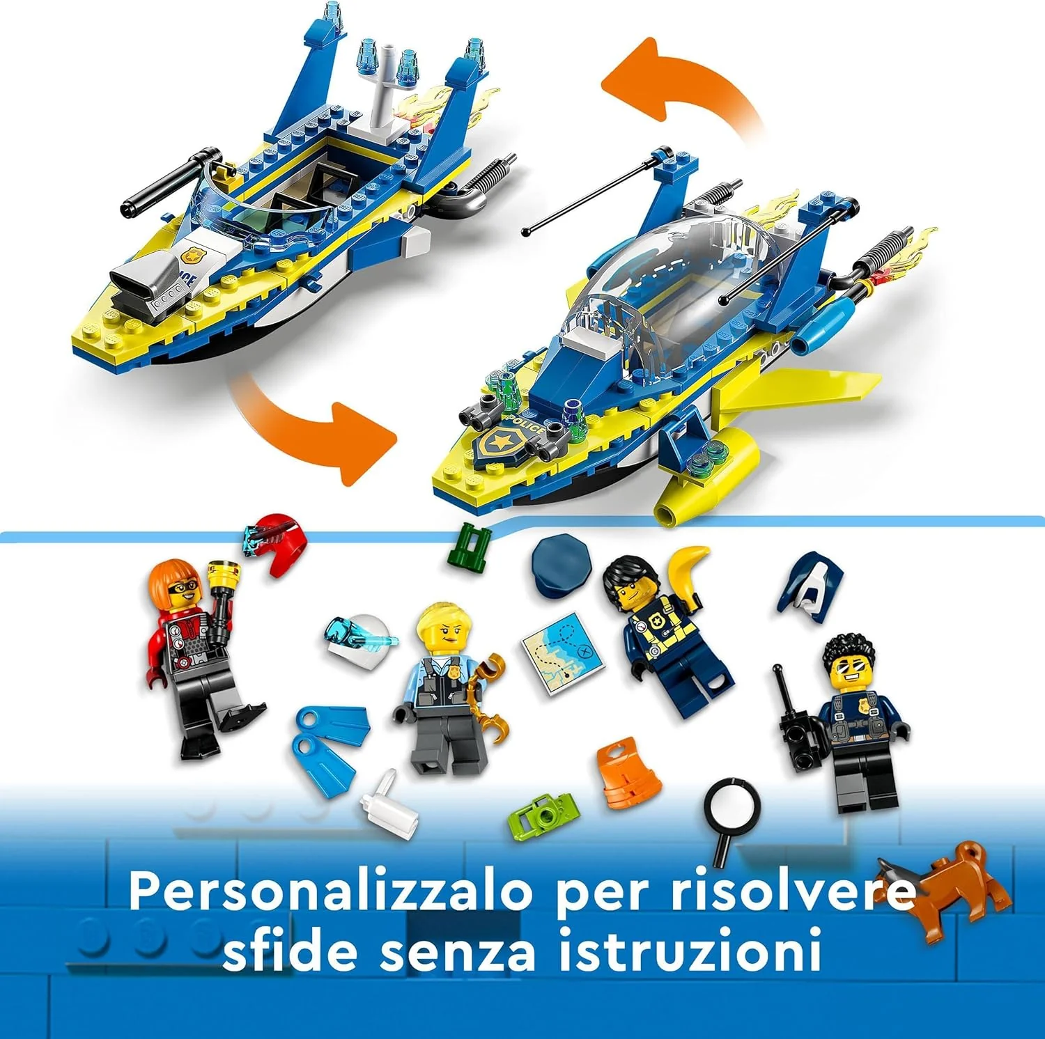Lego City - Missioni investigative della polizia marittima 60355 - Image 3