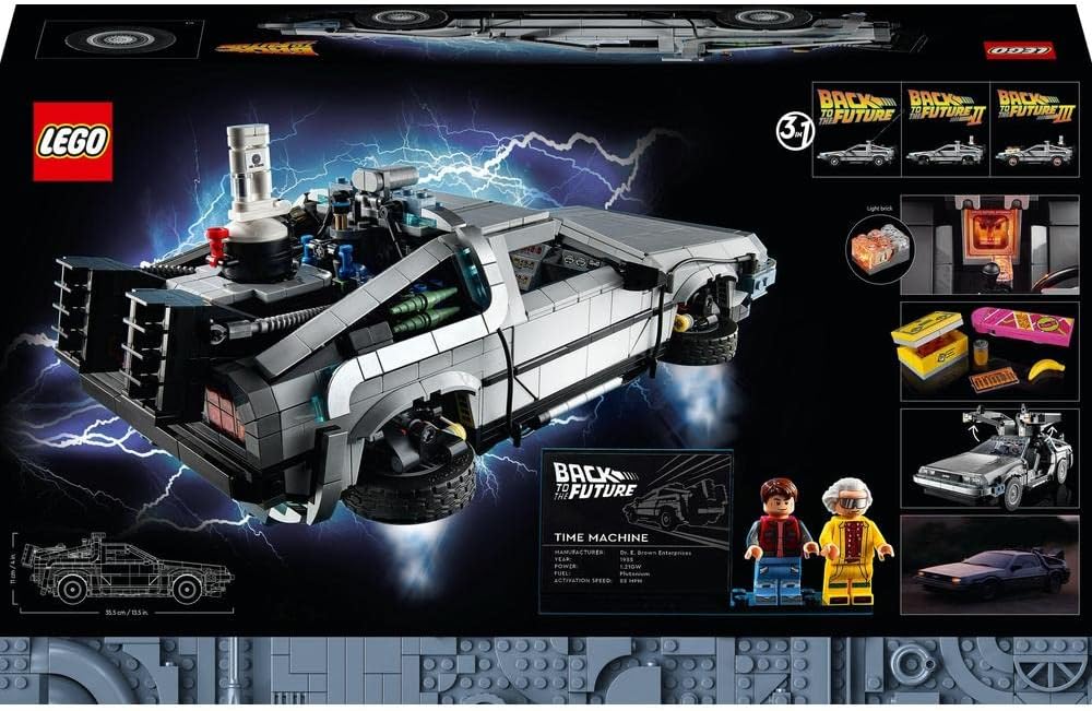 Lego Icons - Macchina del tempo Ritorno al futuro 10300 - Image 5