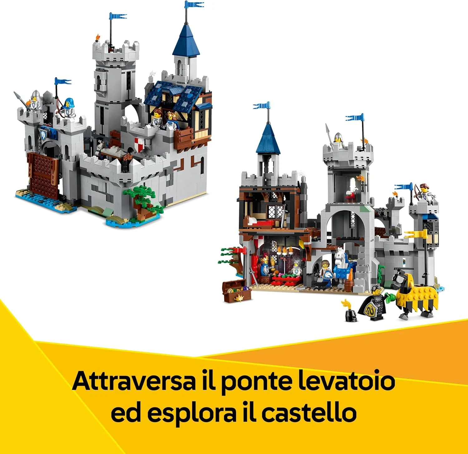 Lego Creator 3 in 1 - Castello del cavaliere medievale 31168 - Image 4