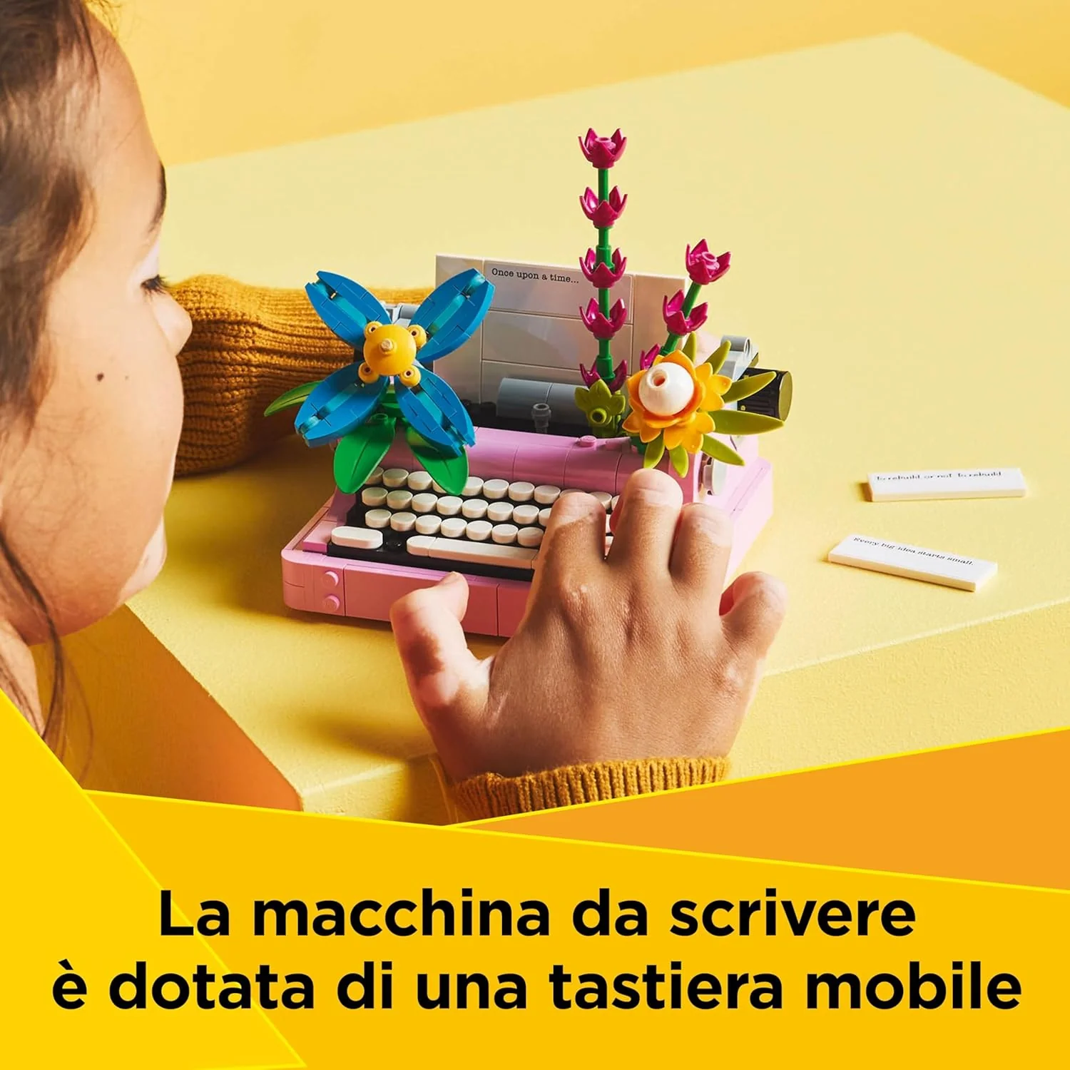 Lego Creator 3 in 1 - Macchina da scrivere con fiori 31169 - Image 3