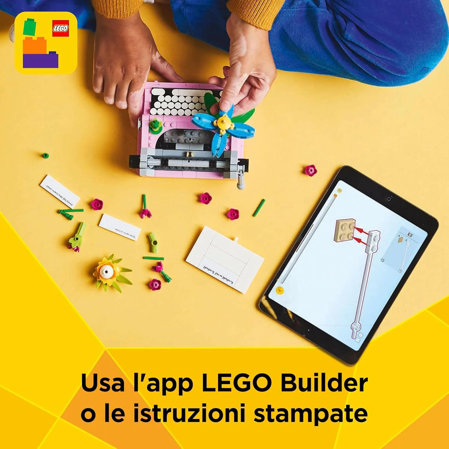 Lego Creator 3 in 1 - Macchina da scrivere con fiori 31169 - Image 4