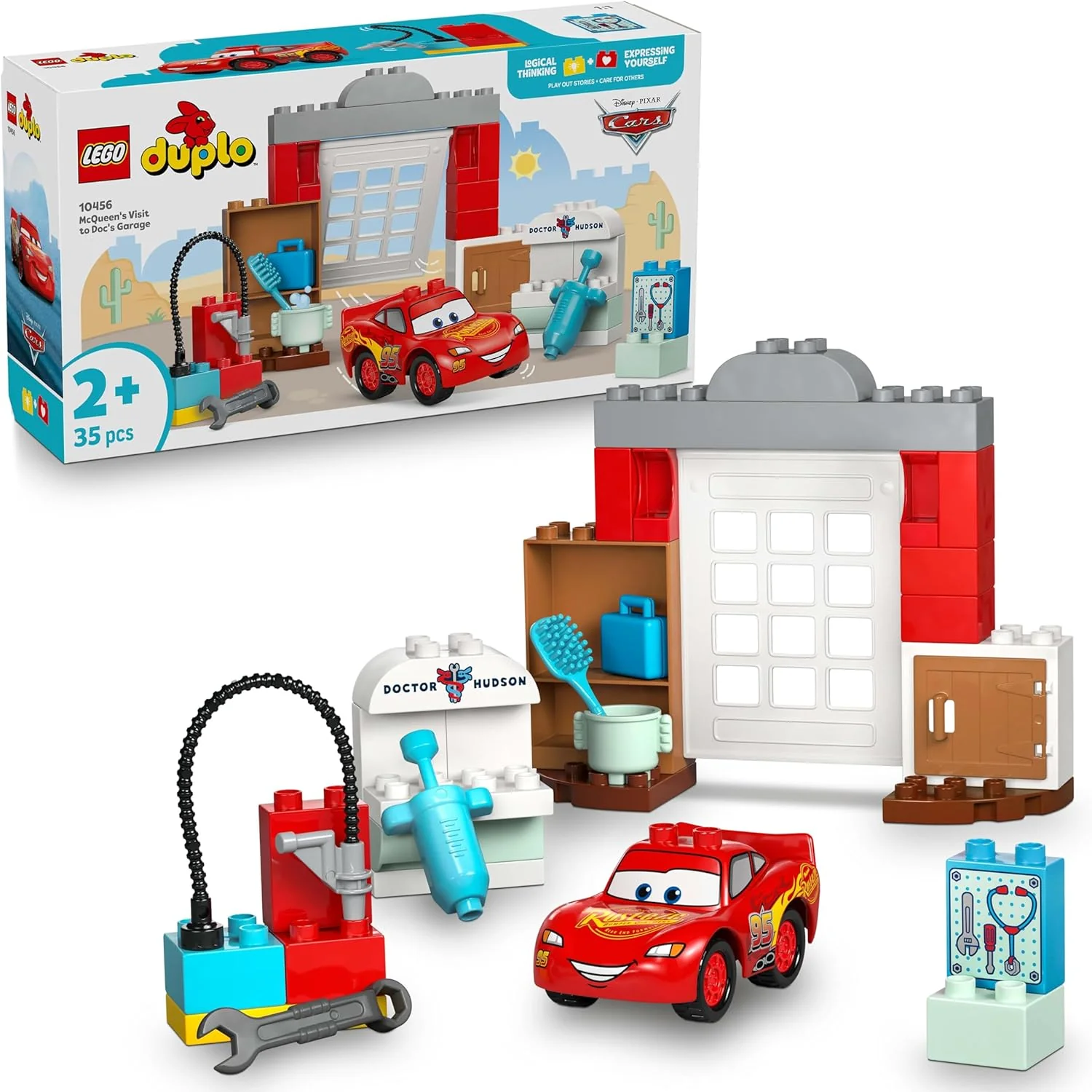 Lego Duplo - La visita di McQueen all’officina di Doc 10456