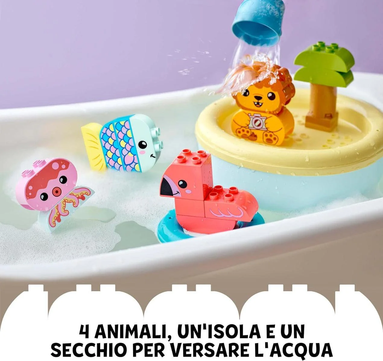 Lego Duplo - Ora del bagnetto: Isola degli animali galleggiante 10966 - Image 4