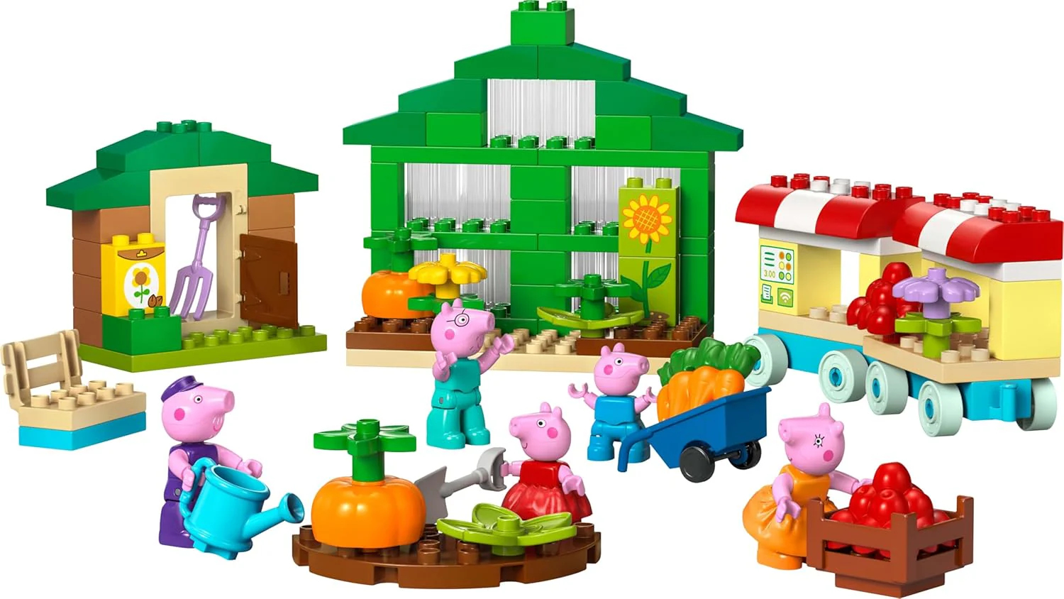 Lego Duplo - Peppa Pig il giardino e la serra di nonno Pig 10461 - Image 3