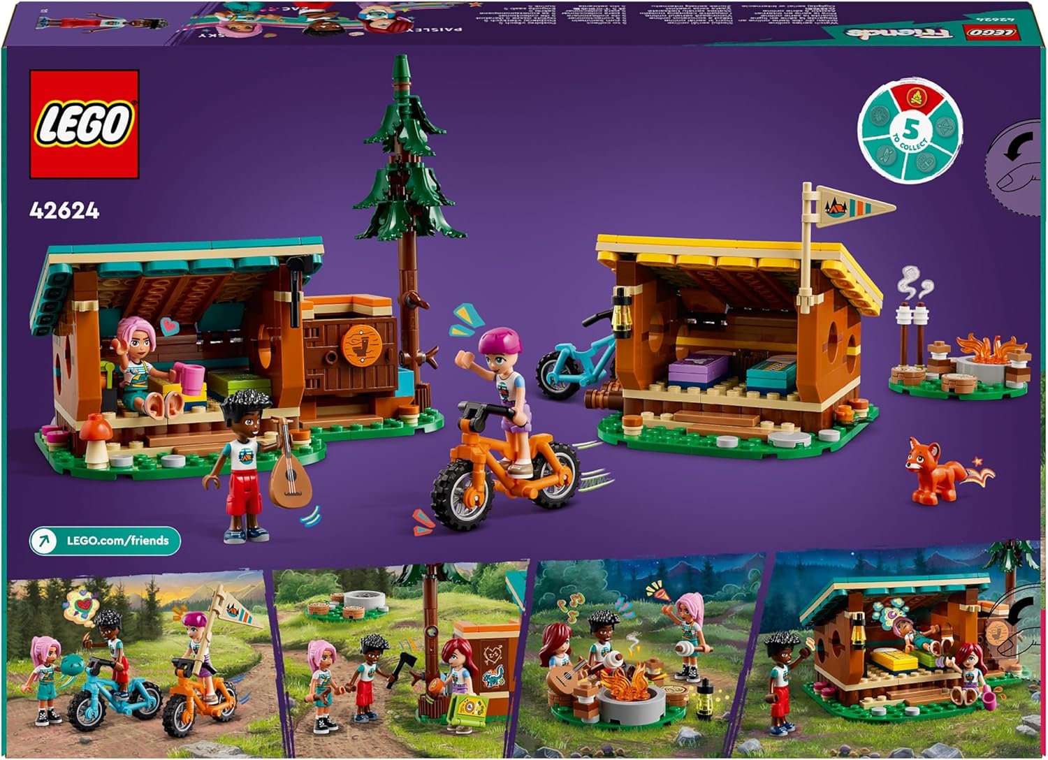 Lego Friends - Cabine relax al campo avventure 42624 - Image 8