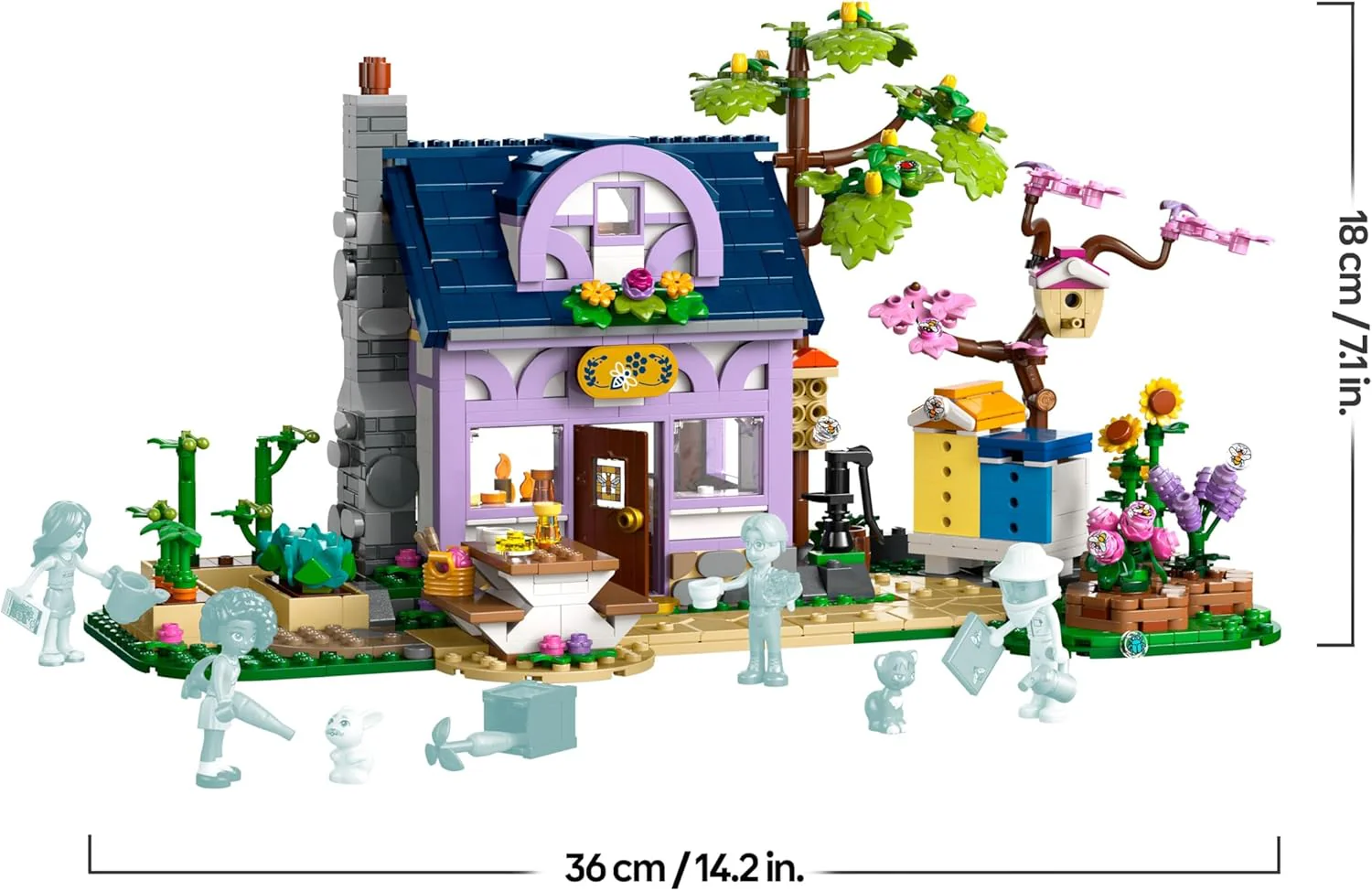 Lego Friends - Casa degli apicoltori e giardino fiorito 42669 - Image 2
