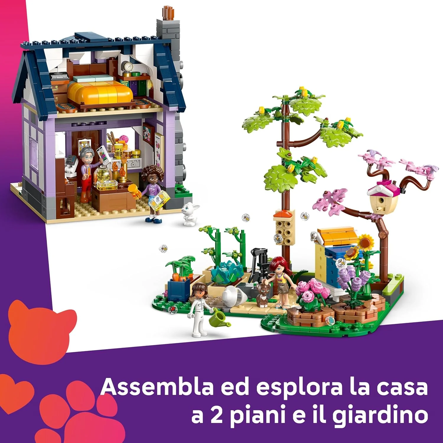 Lego Friends - Casa degli apicoltori e giardino fiorito 42669 - Image 4