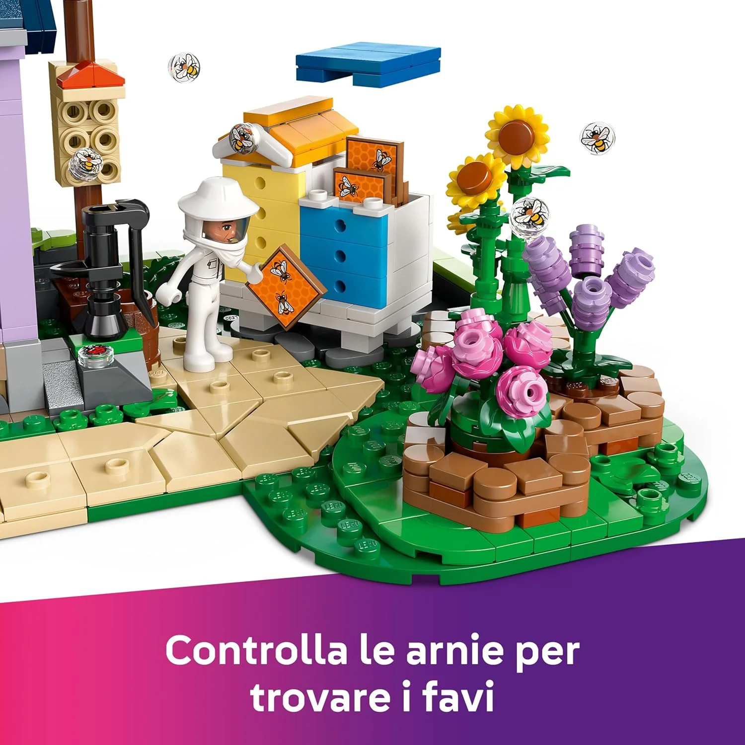 Lego Friends - Casa degli apicoltori e giardino fiorito 42669 - Image 6