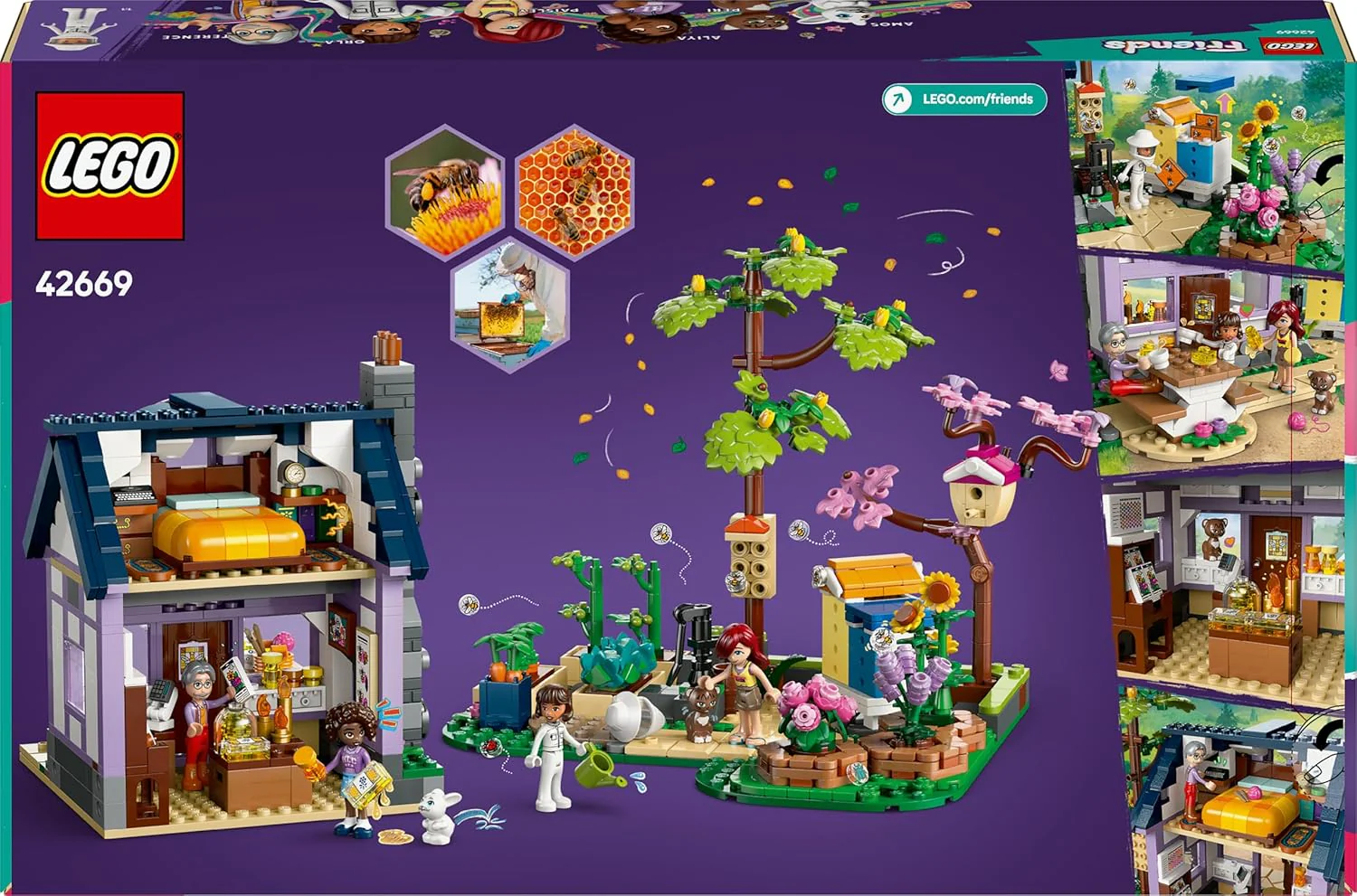 Lego Friends - Casa degli apicoltori e giardino fiorito 42669 - Image 8