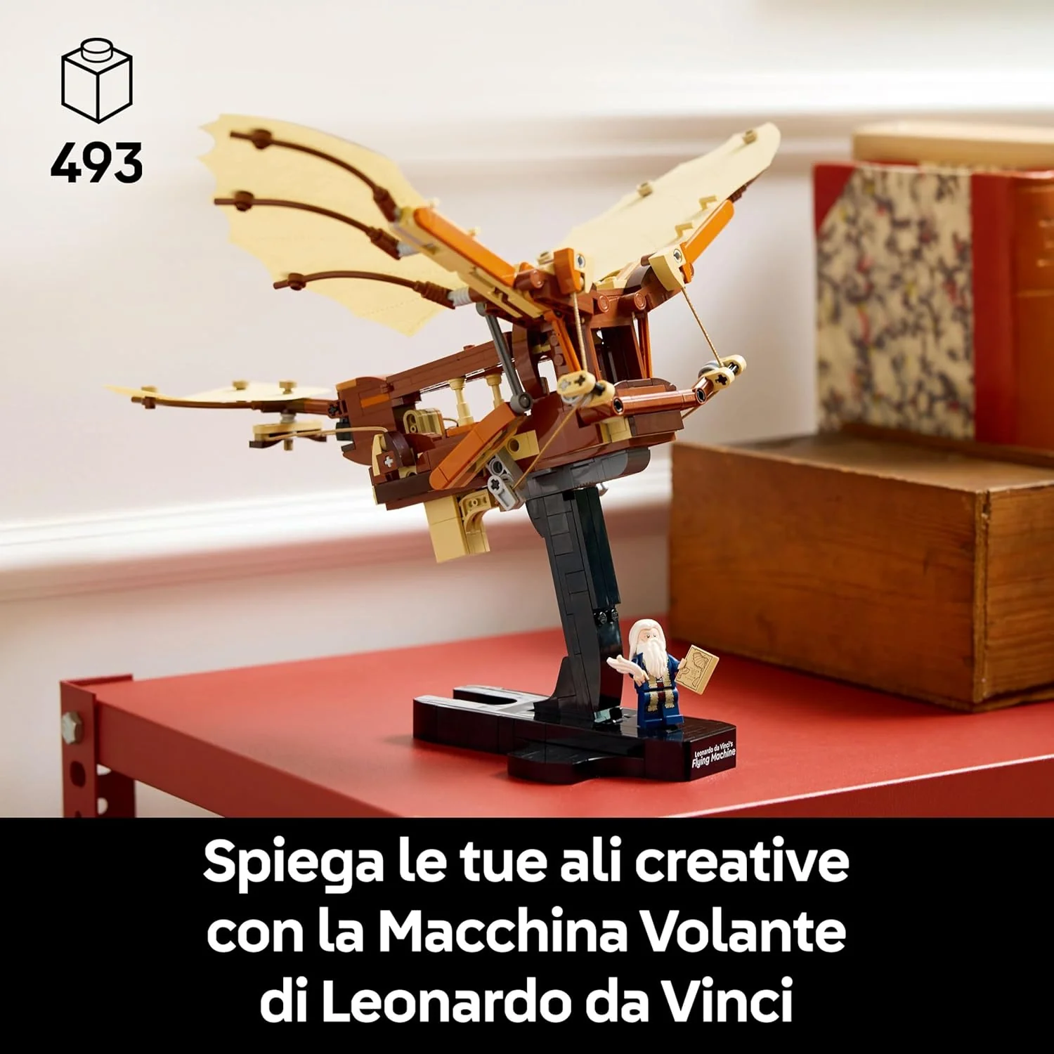 Lego Icons - Macchina volante di Leonardo da Vinci 10363 - Image 2