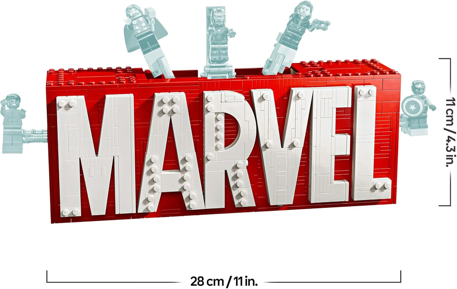 Lego Marvel - Logo e Minifigure Marvel 76313 - Image 3