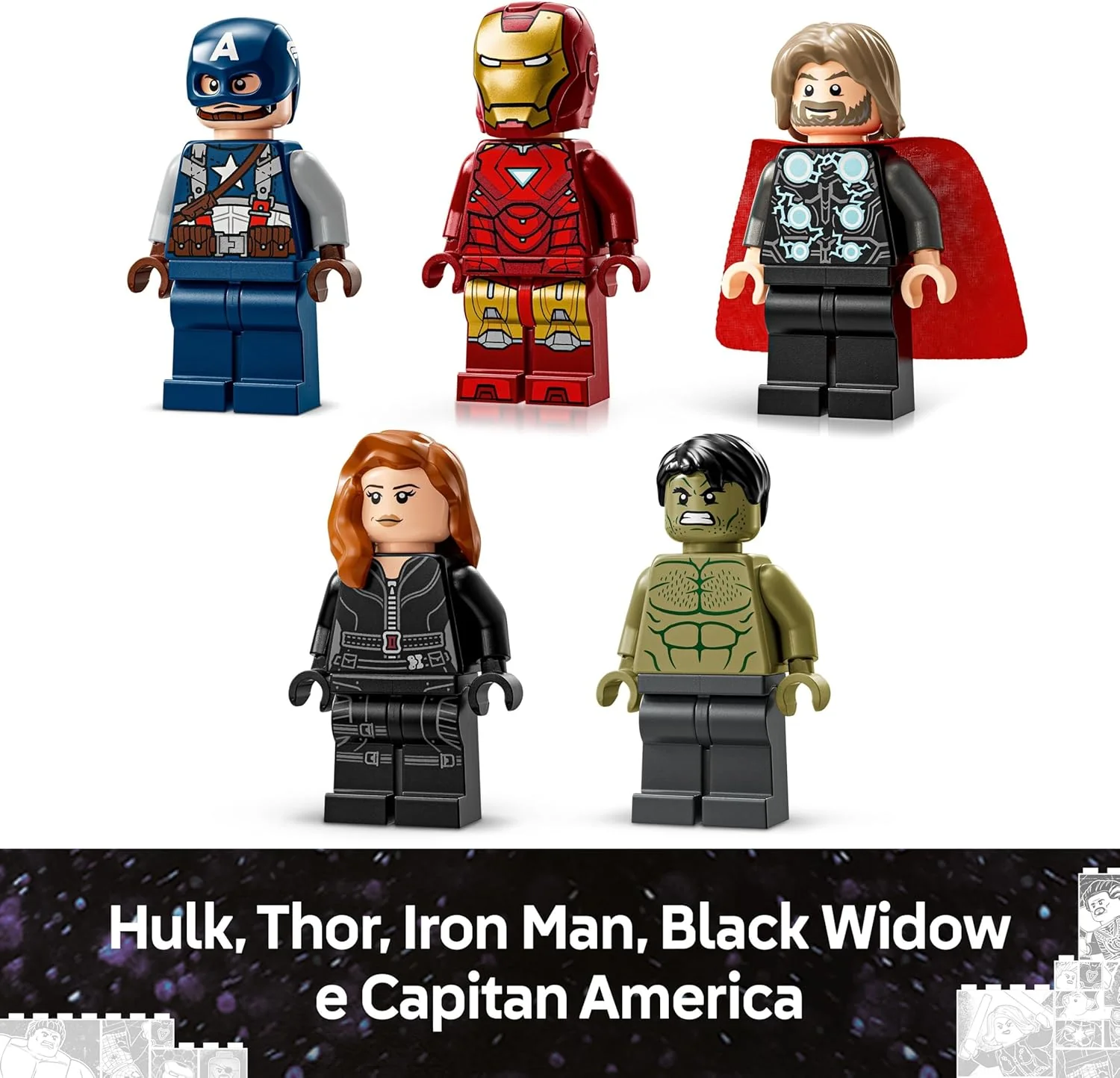 Lego Marvel - Logo e Minifigure Marvel 76313 - Image 4