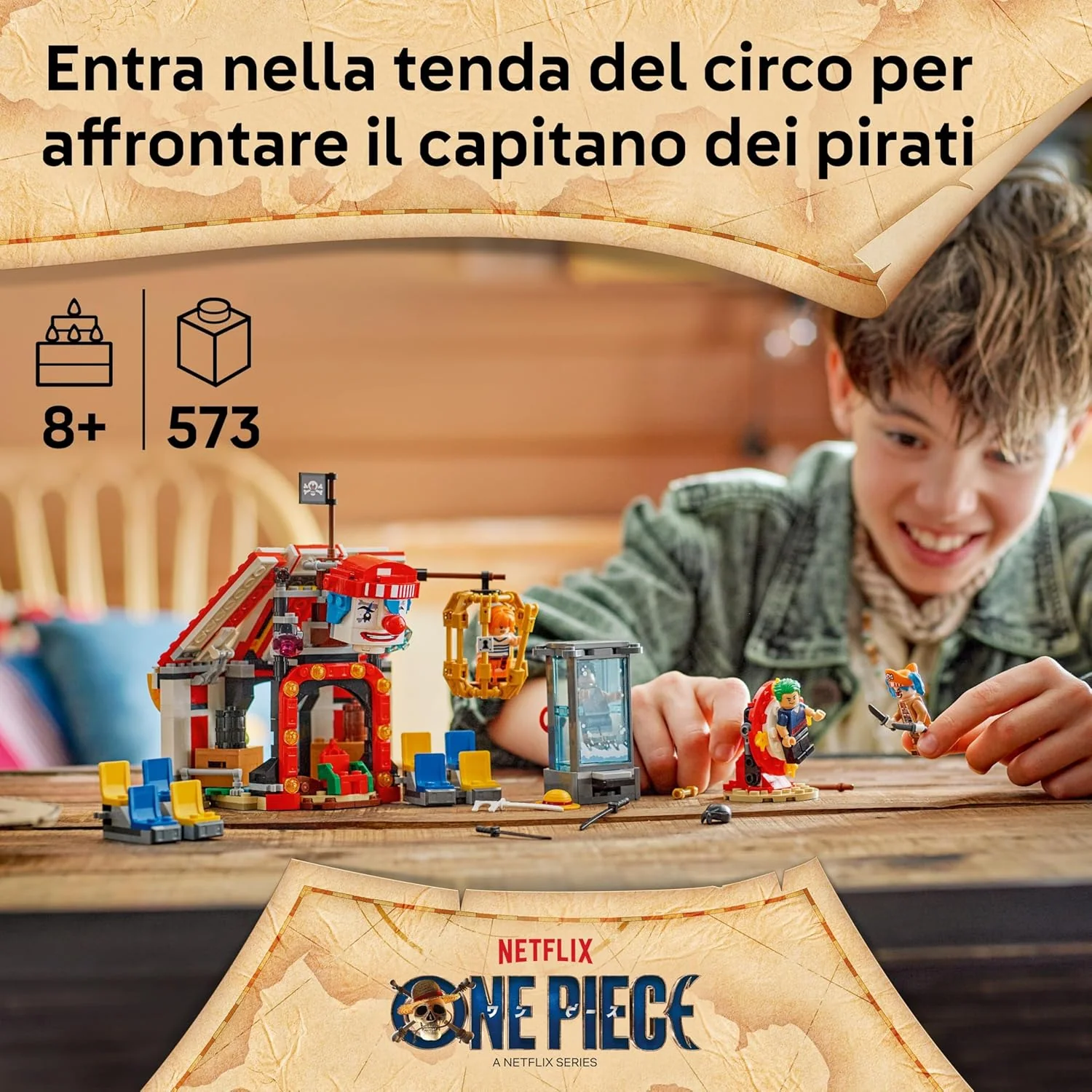 Lego One Piece - La tenda del circo di Bagy il Clown 75637 - Image 2