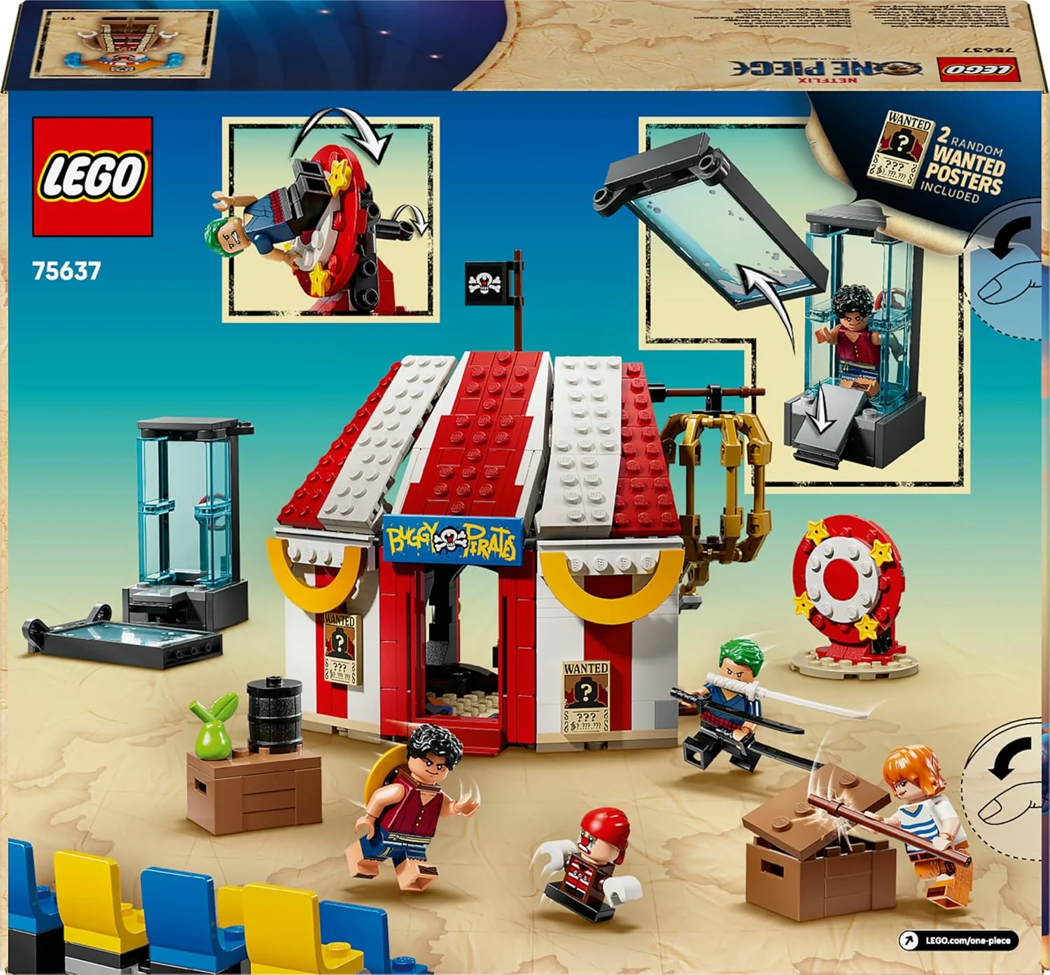 Lego One Piece - La tenda del circo di Bagy il Clown 75637 - Image 4