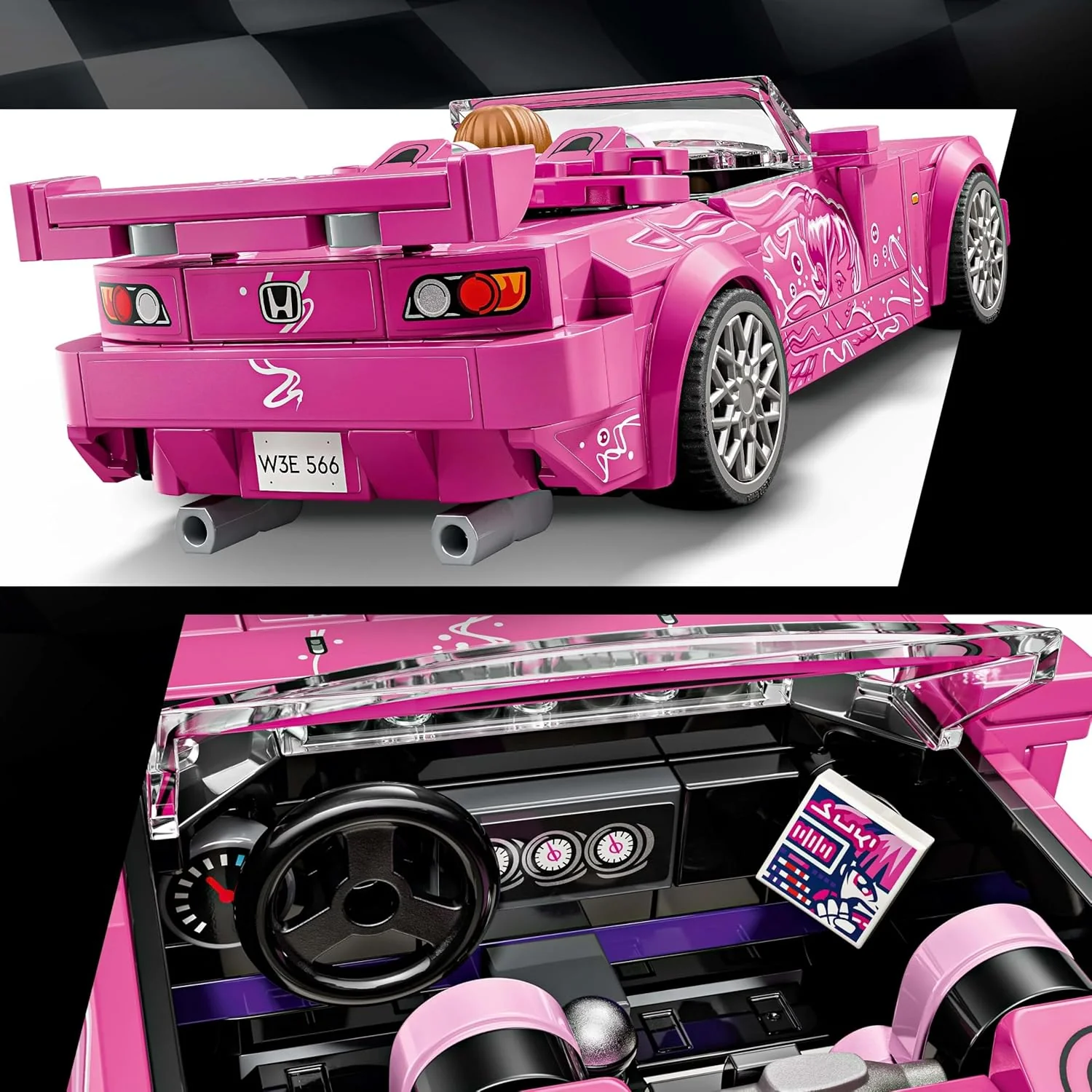 Lego Speed Champions - 2 Fast 2 Furious Honda S2000 (77241) - Image 3